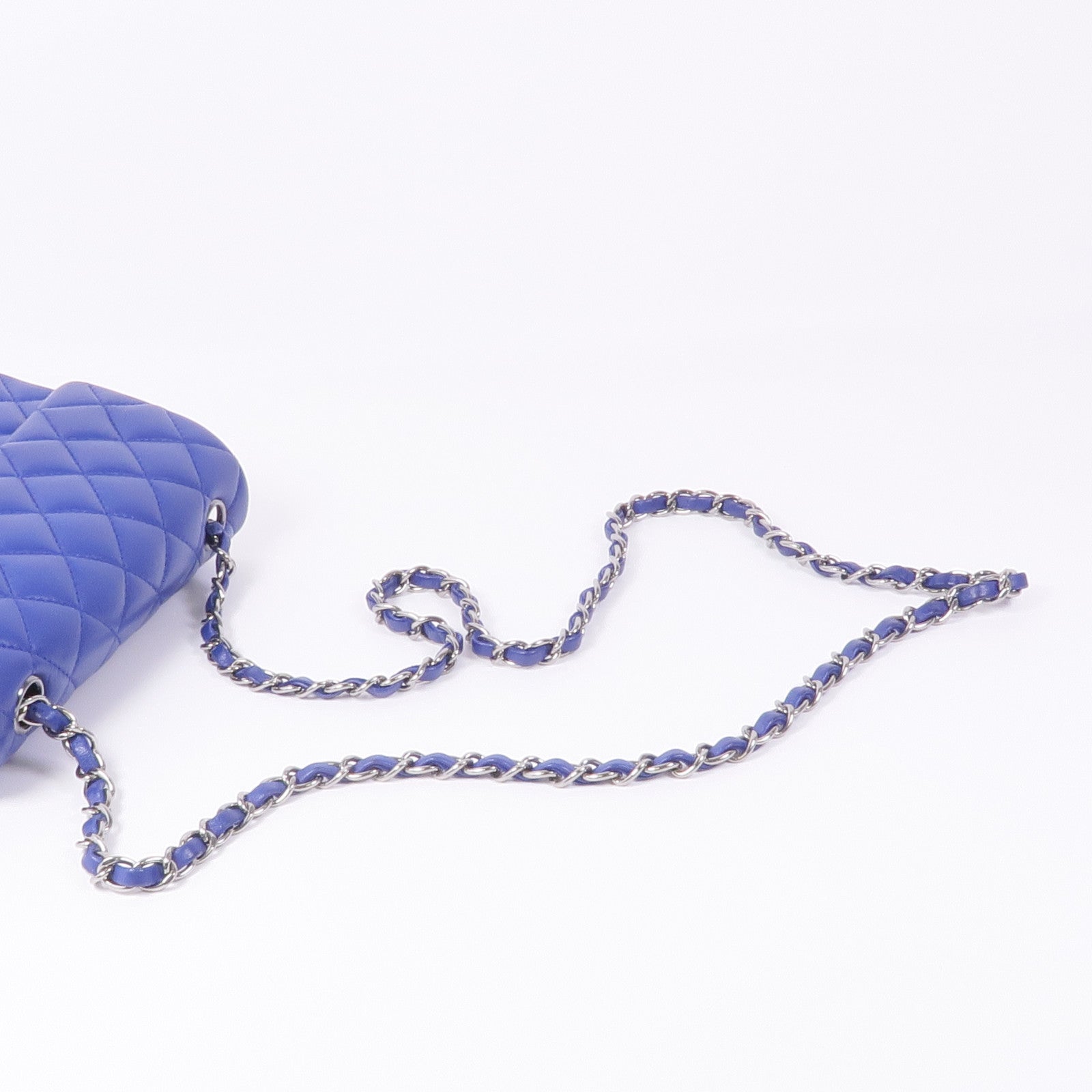 CHANEL 【激減優惠】羊皮皮革Mini Classic 20銀扣鏈帶肩背袋
