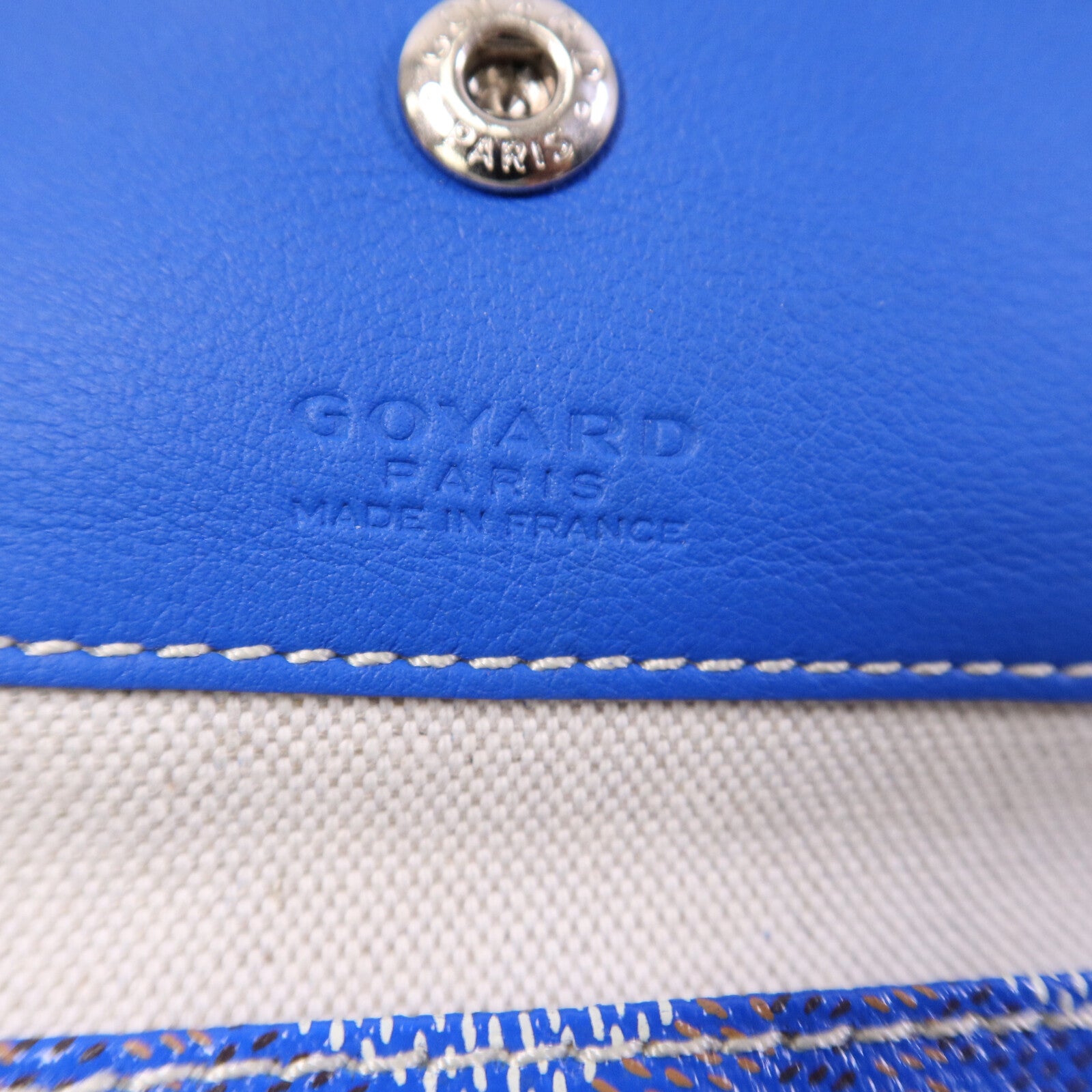 GOYARD 【激減優惠】塗層帆布Anjou PM銀扣手挽袋