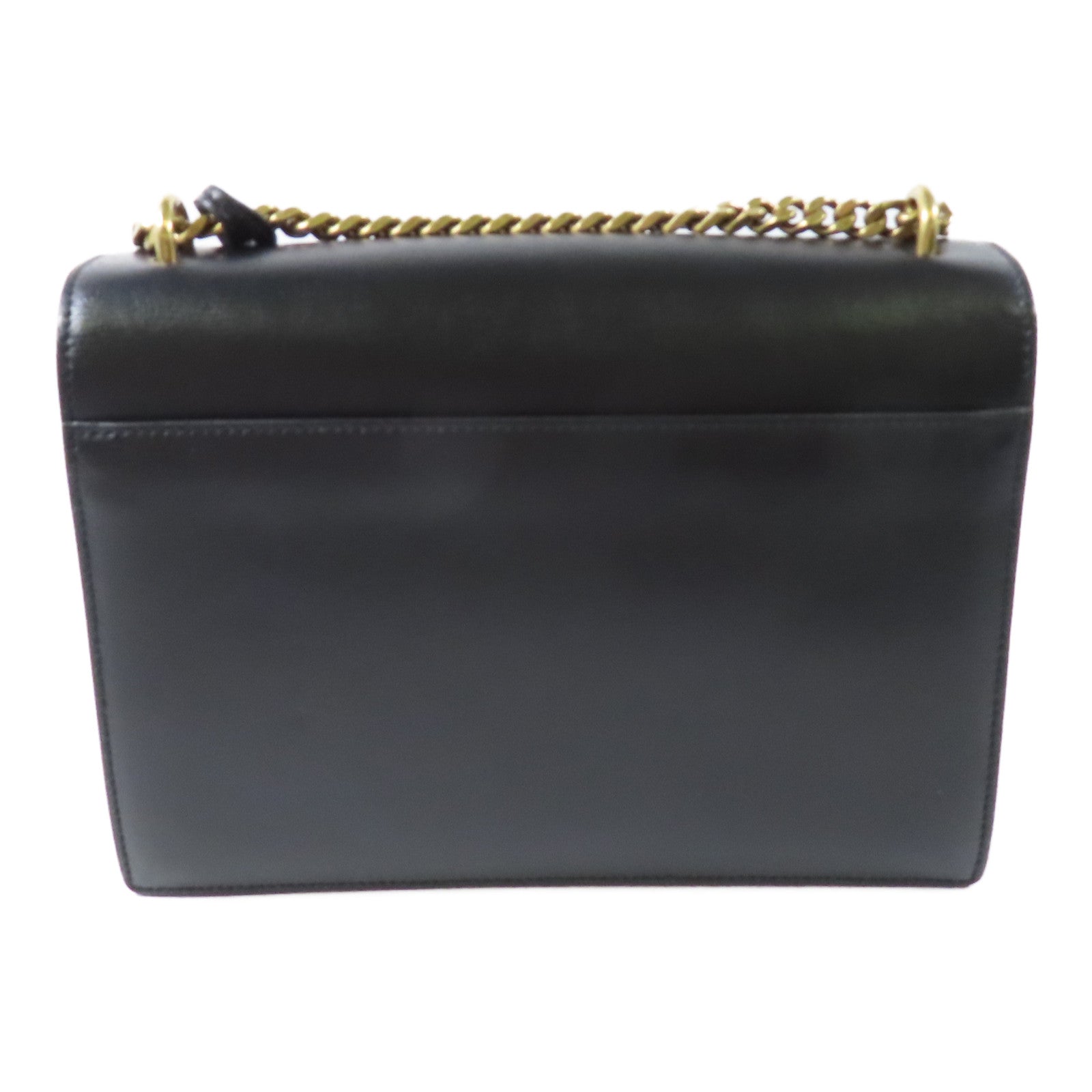 SAINT LAURENT 牛皮皮革Shoulder Bag金扣鏈帶肩背袋