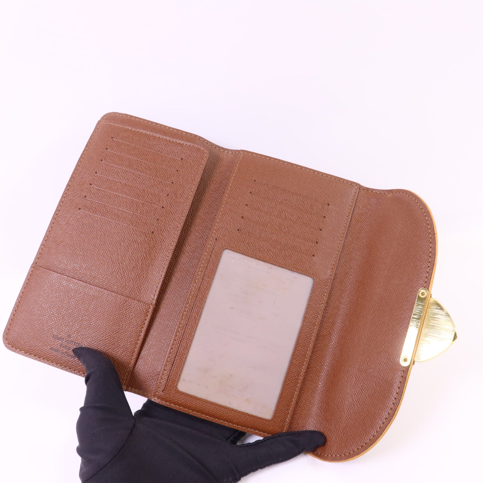 LOUIS VUITTON Monogram Portefeuille Eugenie金扣長錢包