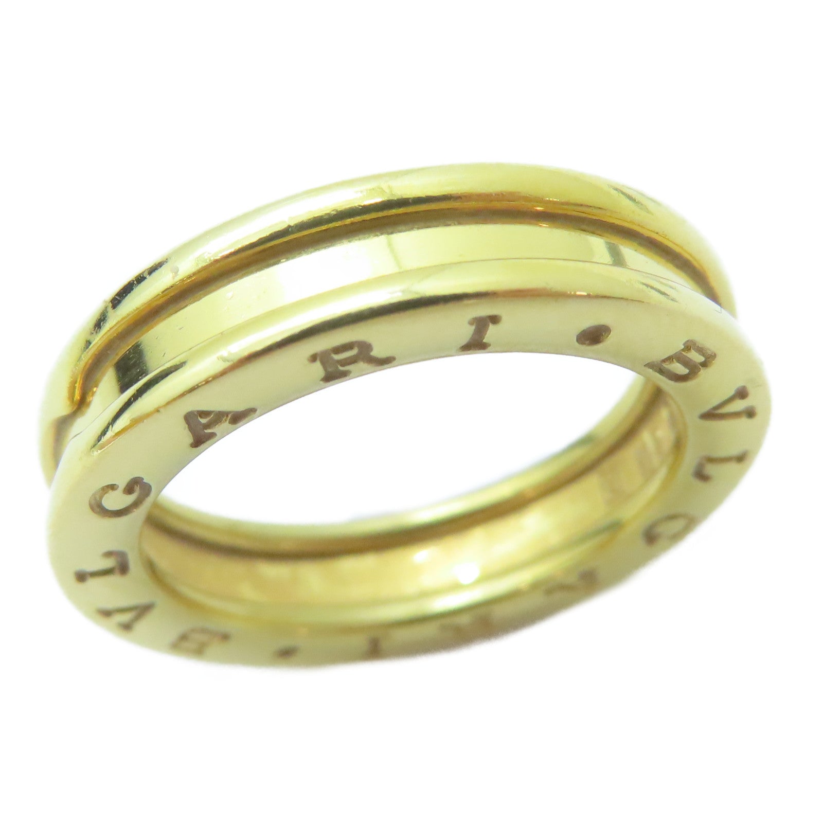 BVLGARI 18K黃金B-zero1 Ring XS金戒指BVLGARI#52/US#6