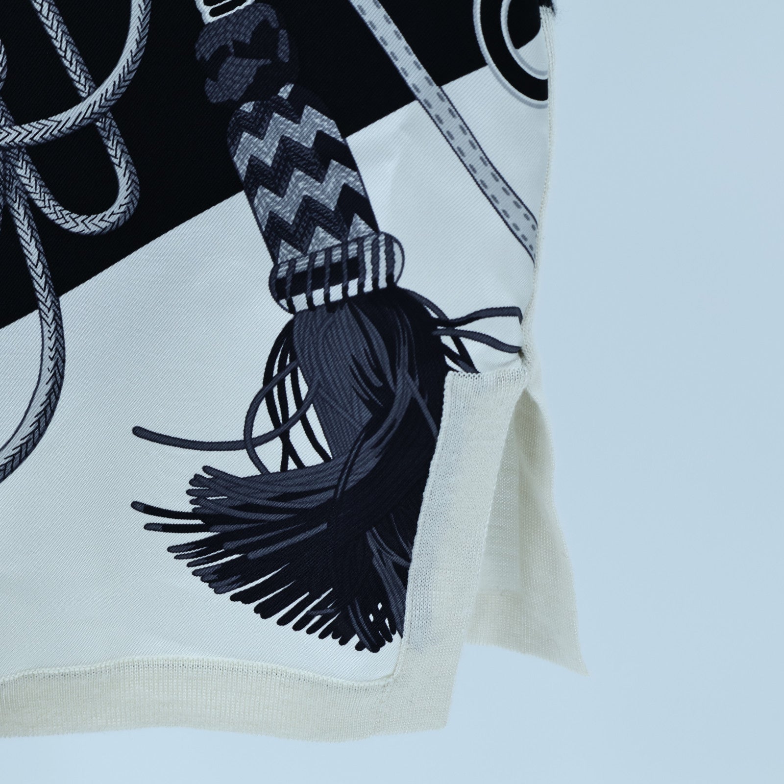 HERMES Silk/Cashmere Twillaine Sweater針織