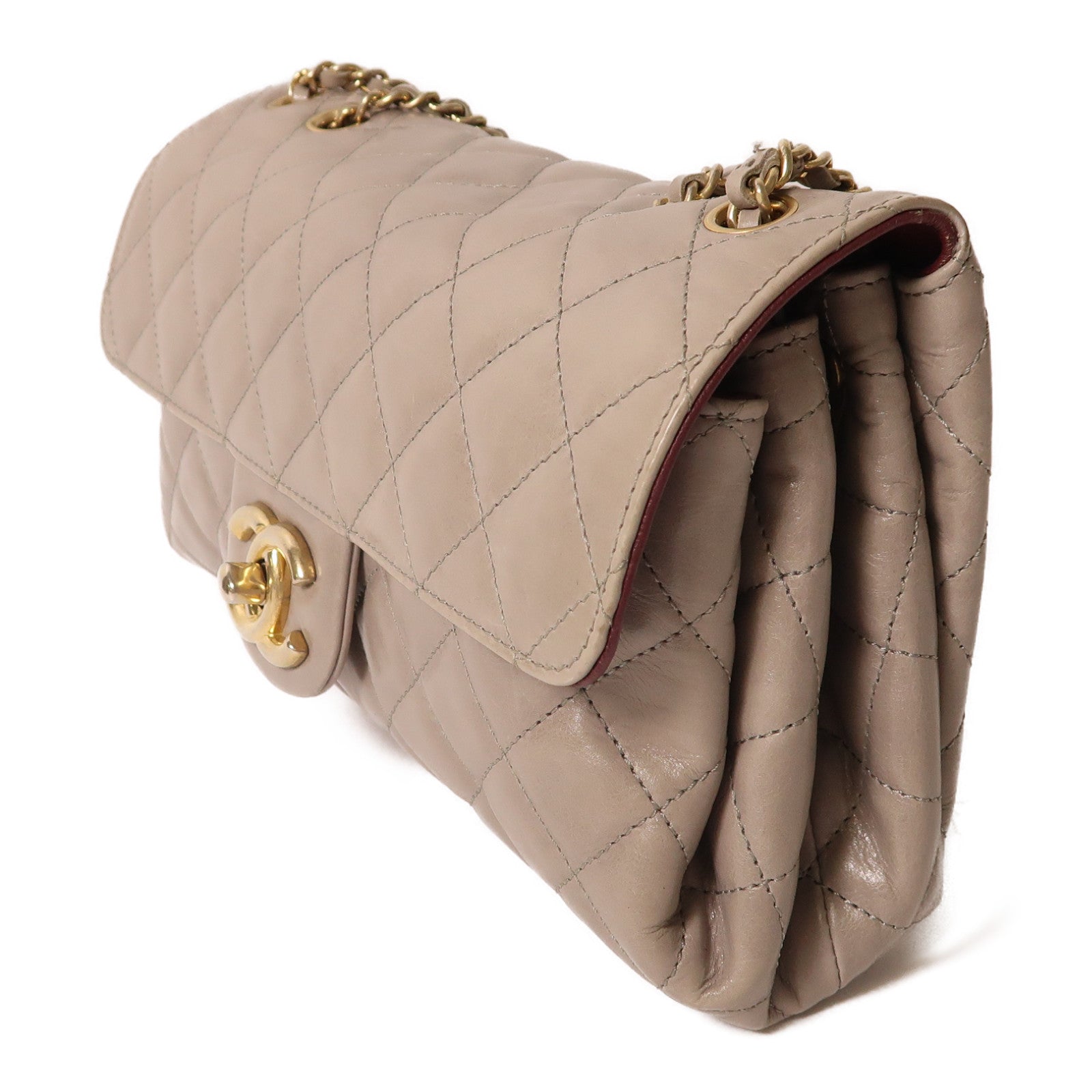 CHANEL 牛皮皮革Chain Shoulder肩背袋