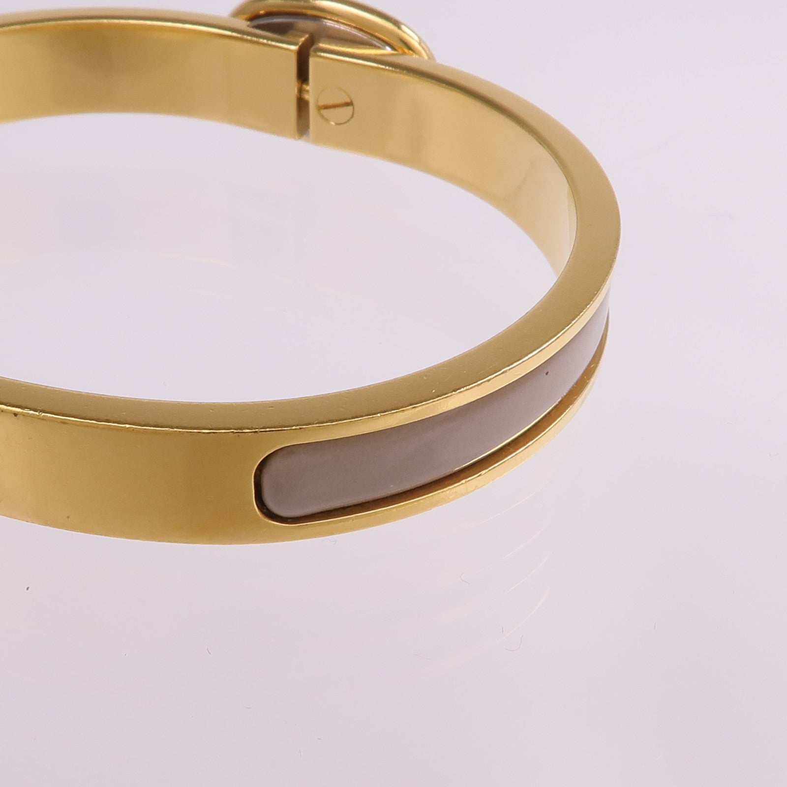 HERMES 金屬/琺瑯Mini Clic Chaine d'Ancre手鐲