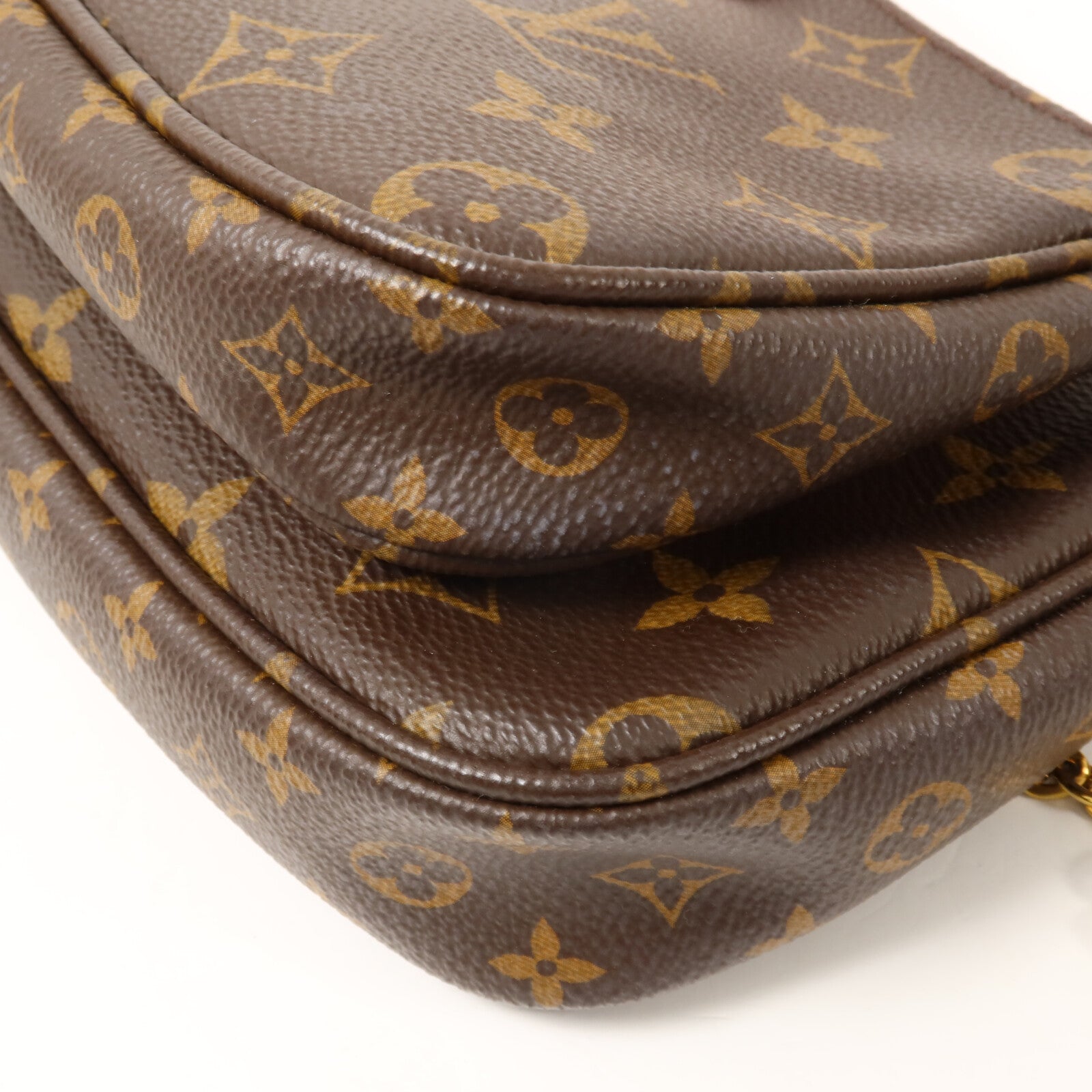 LOUIS VUITTON Monogram Multi Pochette Accessoires鏈帶手挽肩背兩用袋
