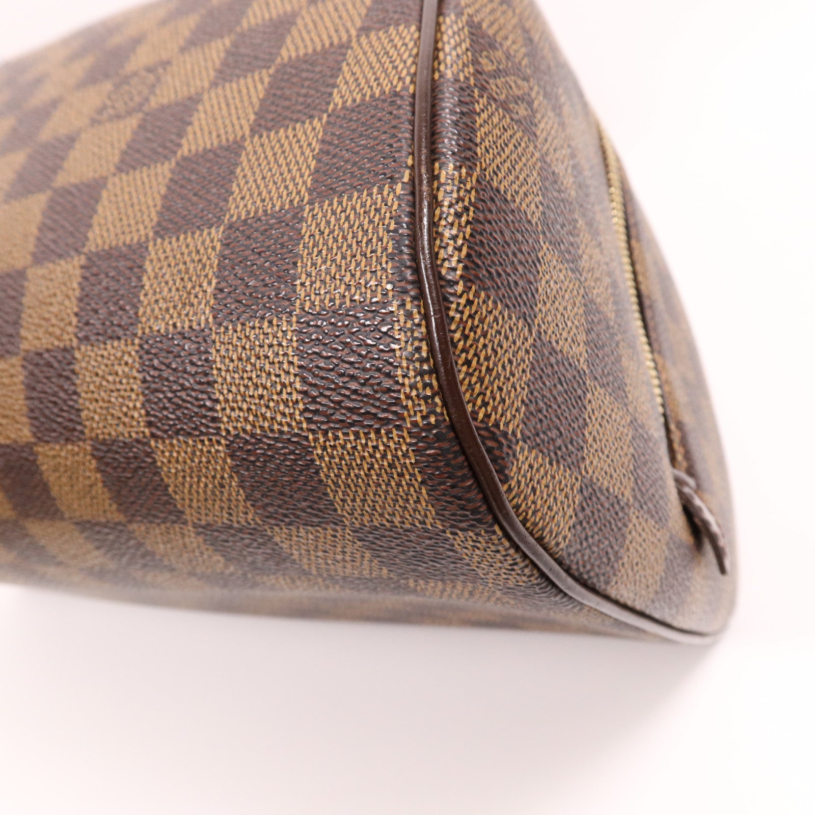 LOUIS VUITTON Damier Ribera MM金扣手挽袋