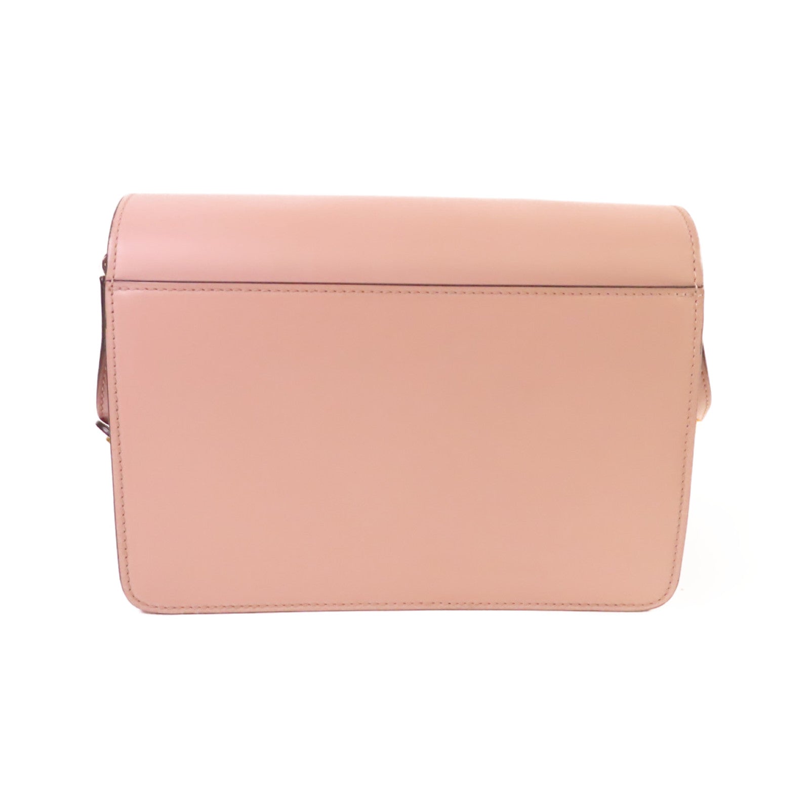 MARNI 牛皮皮革Shoulder Bag金扣肩背袋粉紅色