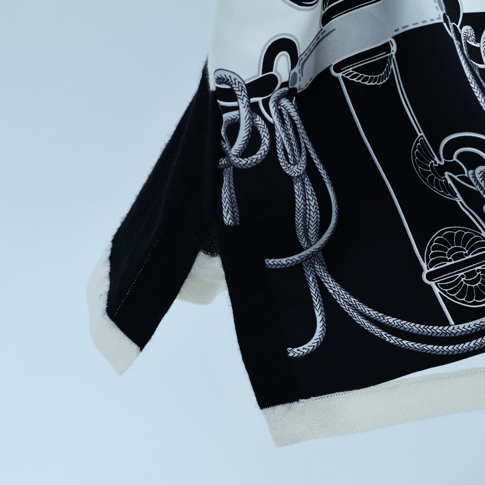 HERMES Silk/Cashmere Twillaine Sweater針織