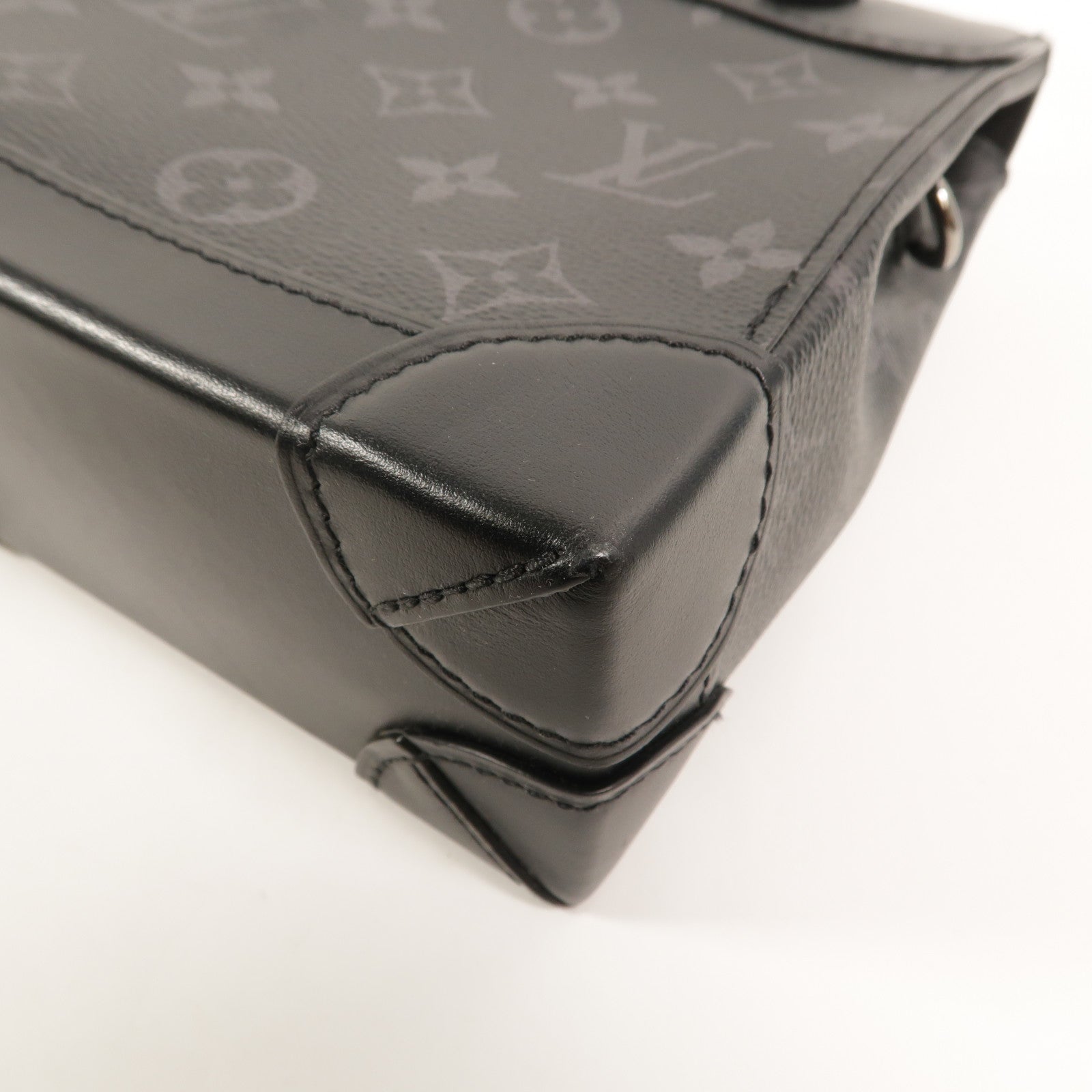 LOUIS VUITTON Monogram Eclipse Nano Steamer手挽肩背兩用袋