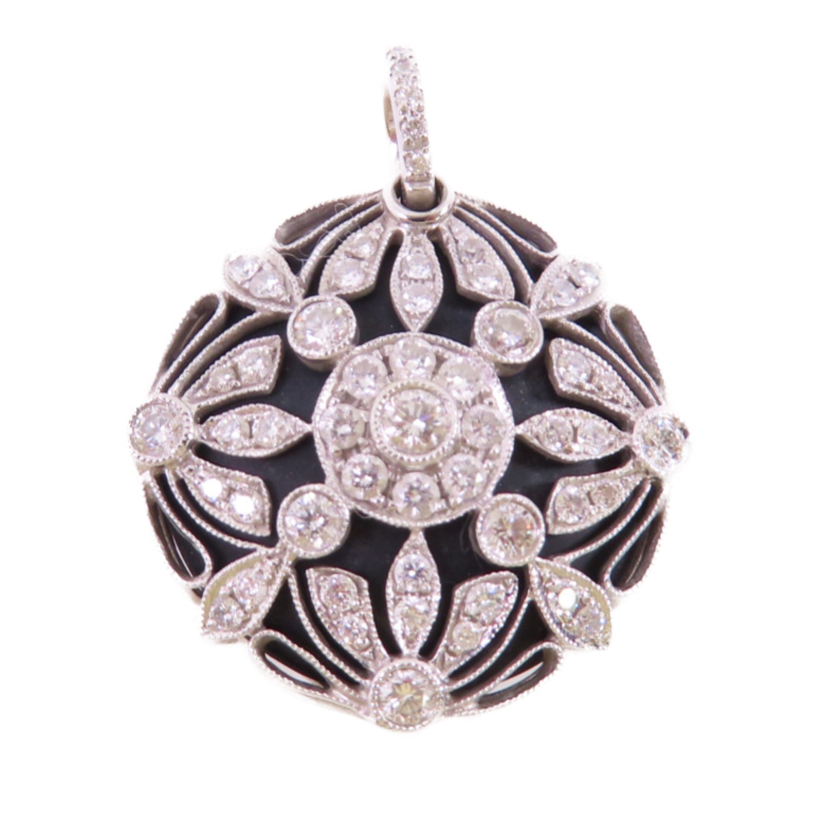 JEWELRY 14K白金/鑽石Diamond Pendant Top吊墜頭扣