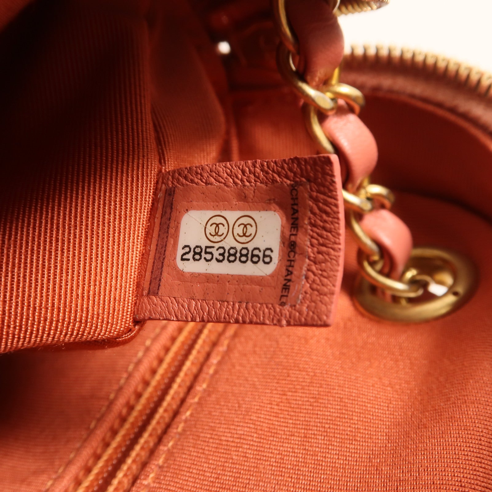 CHANEL 羊皮皮革19 Camera Bag金扣鏈帶肩背袋