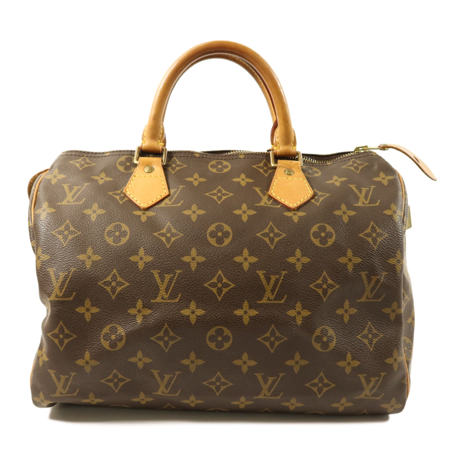 LOUIS VUITTON Monogram Speedy 30金扣手挽袋