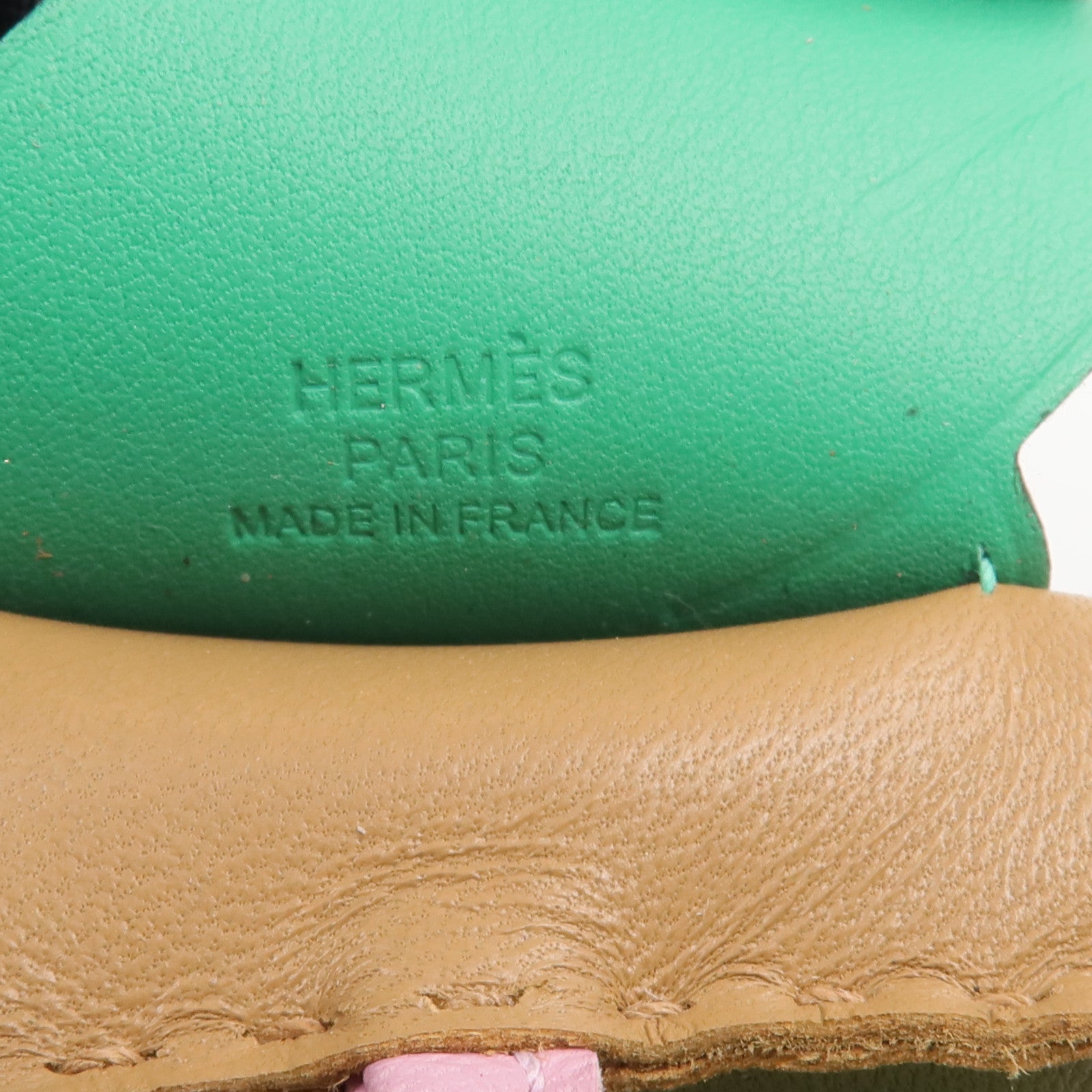 HERMES Milo/Swift皮革Rodeo Pegase MM掛飾Chai/Menthe/Mauve Sylvestre