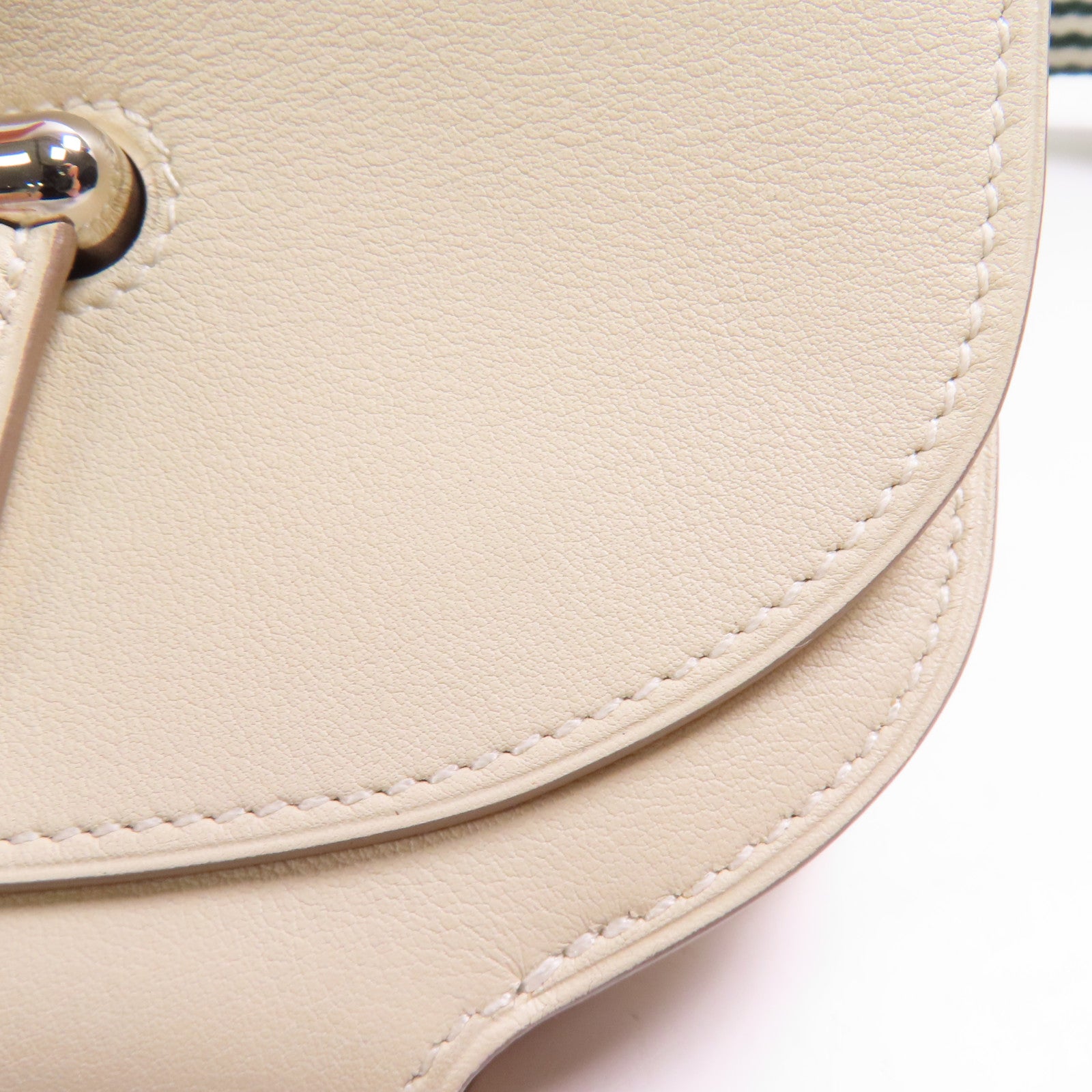 HERMES Swift皮革Mini Convoyeur銀扣肩背袋