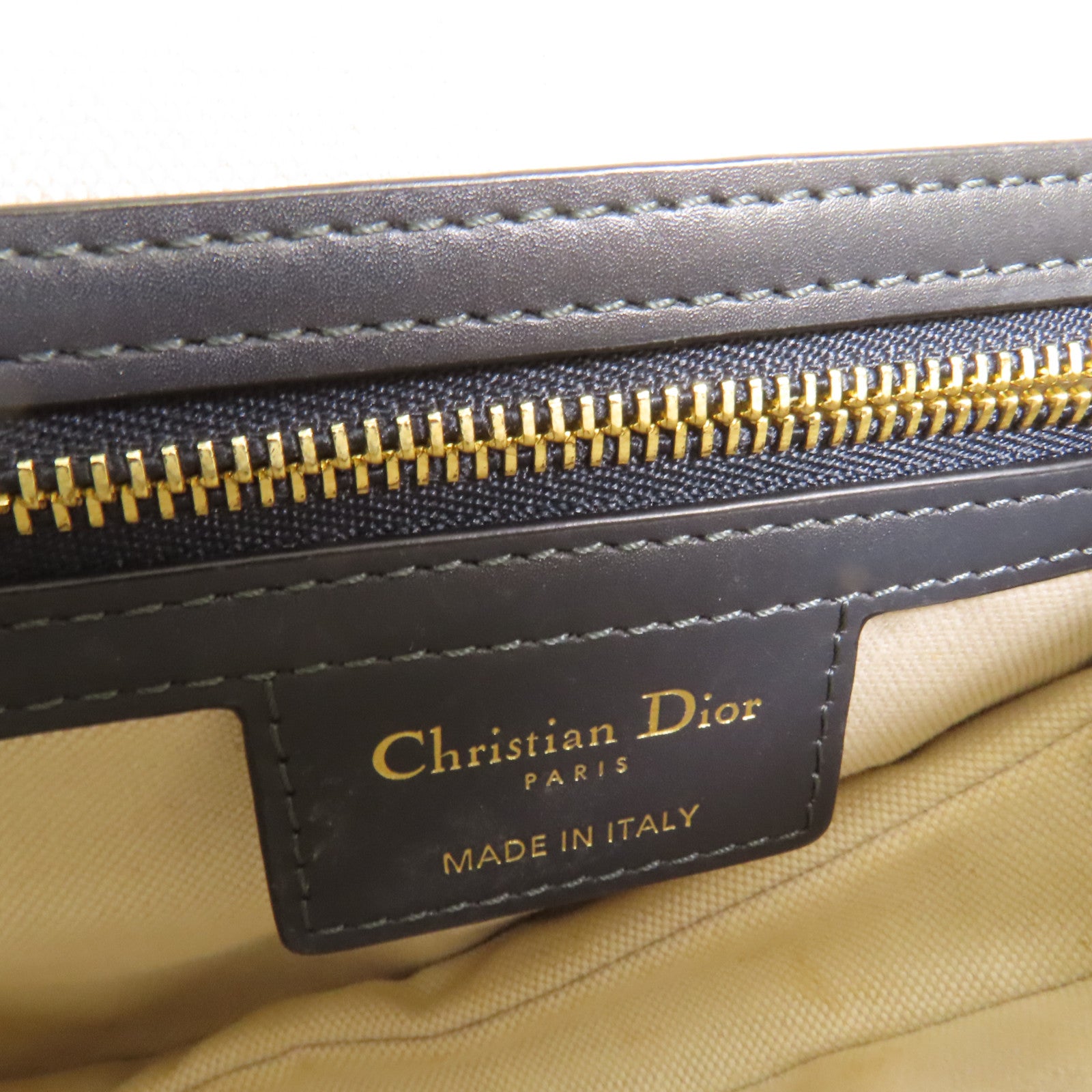 Dior 帆布Saddle金扣肩背袋