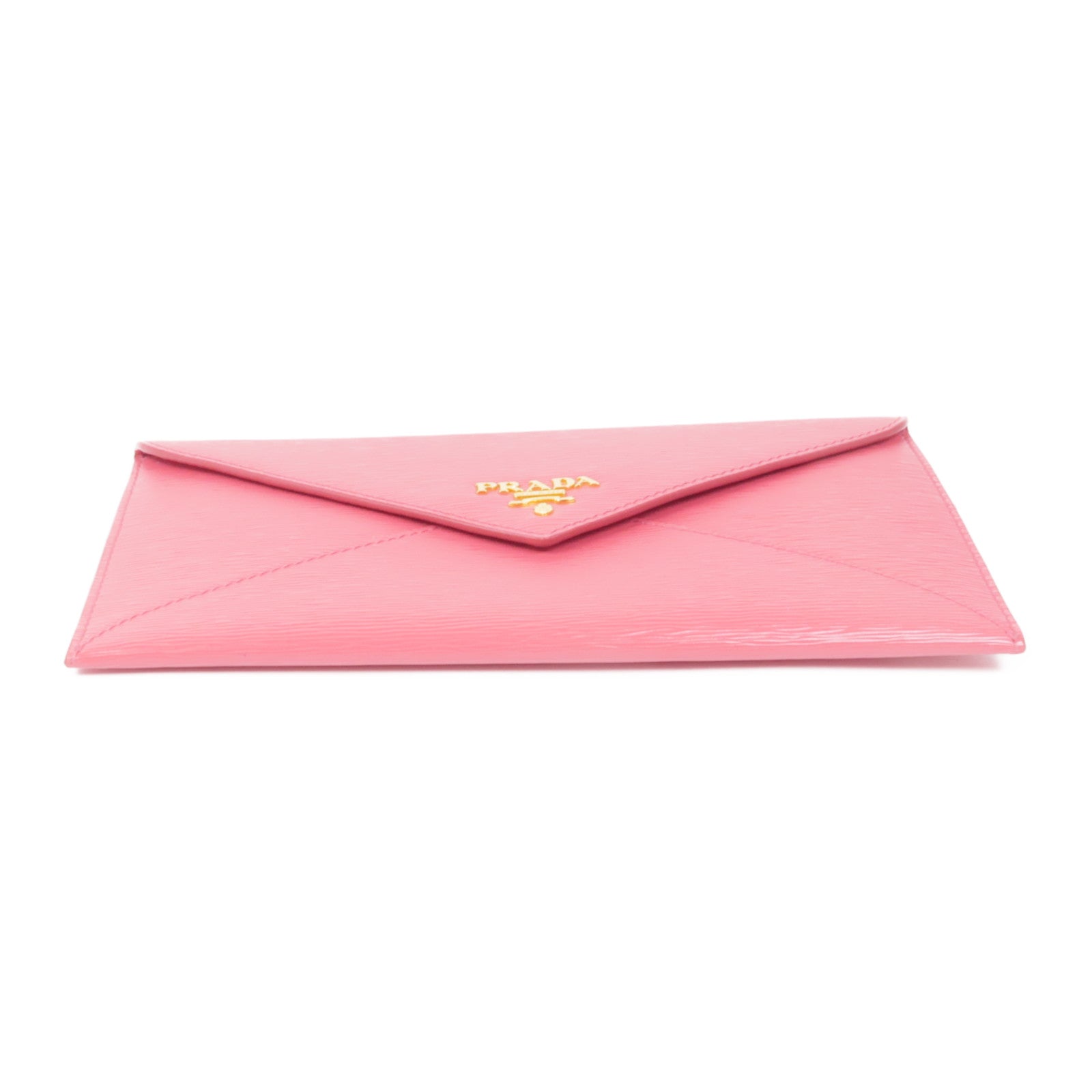 PRADA 牛皮皮革Long Wallet金扣長錢包