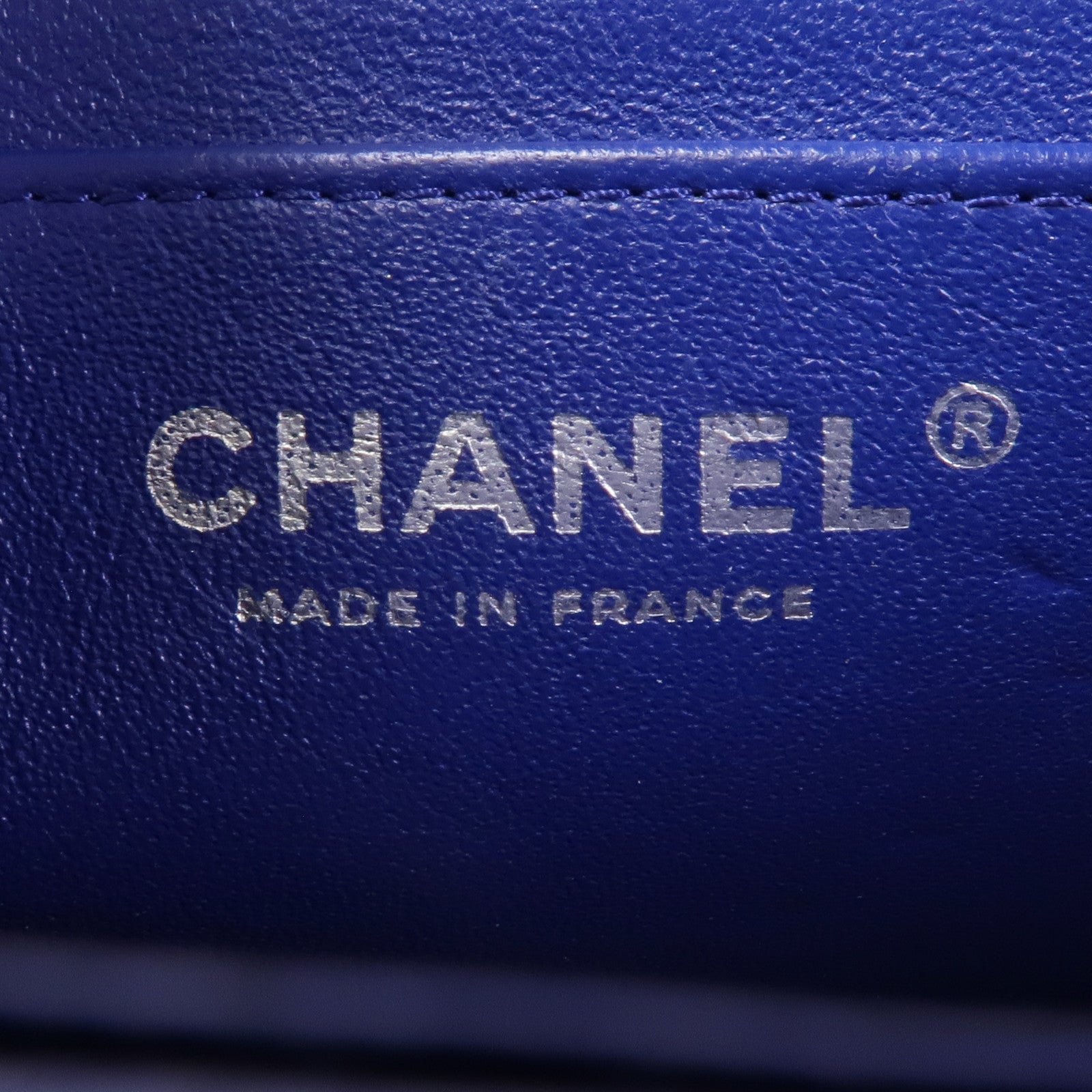 CHANEL 羊皮皮革Mini Classic 20銀扣鏈帶肩背袋