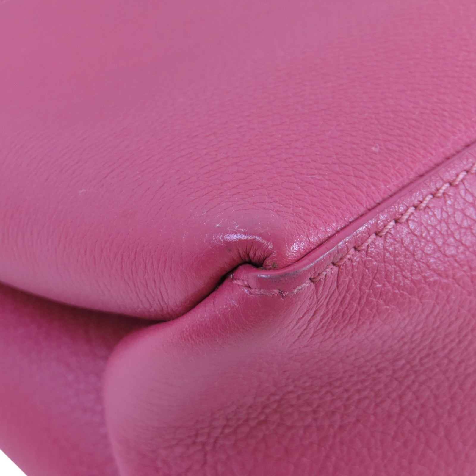 LOUIS VUITTON 牛皮普格My Lockme 2Way Shoulder Bag銀扣手挽肩背兩用袋