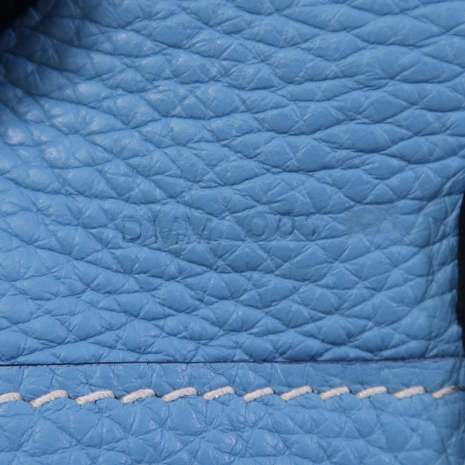 HERMES Clemence皮革Double Sens肩背袋/手挽袋Bleu Du Nord/vert Veronese