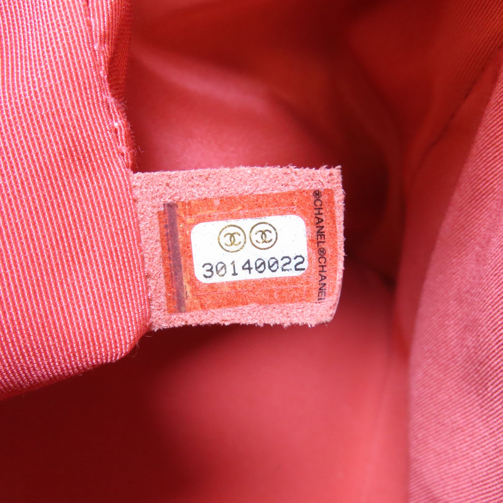 CHANEL 【激減優惠】菱格牛皮皮革Bucket Bag金扣鏈帶肩背袋粉紅色