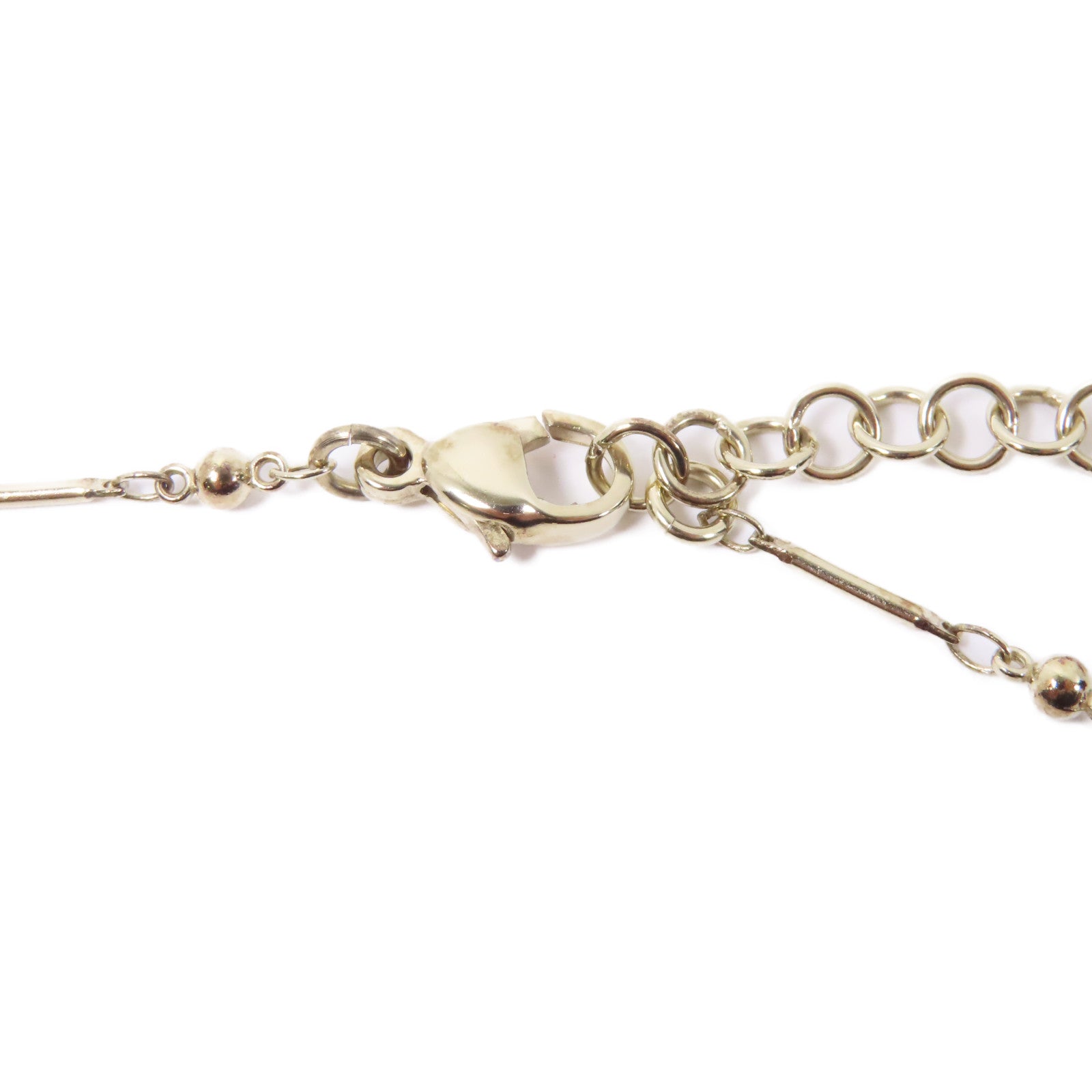 CHANEL 金屬/PVC Necklace項鍊金色/白色