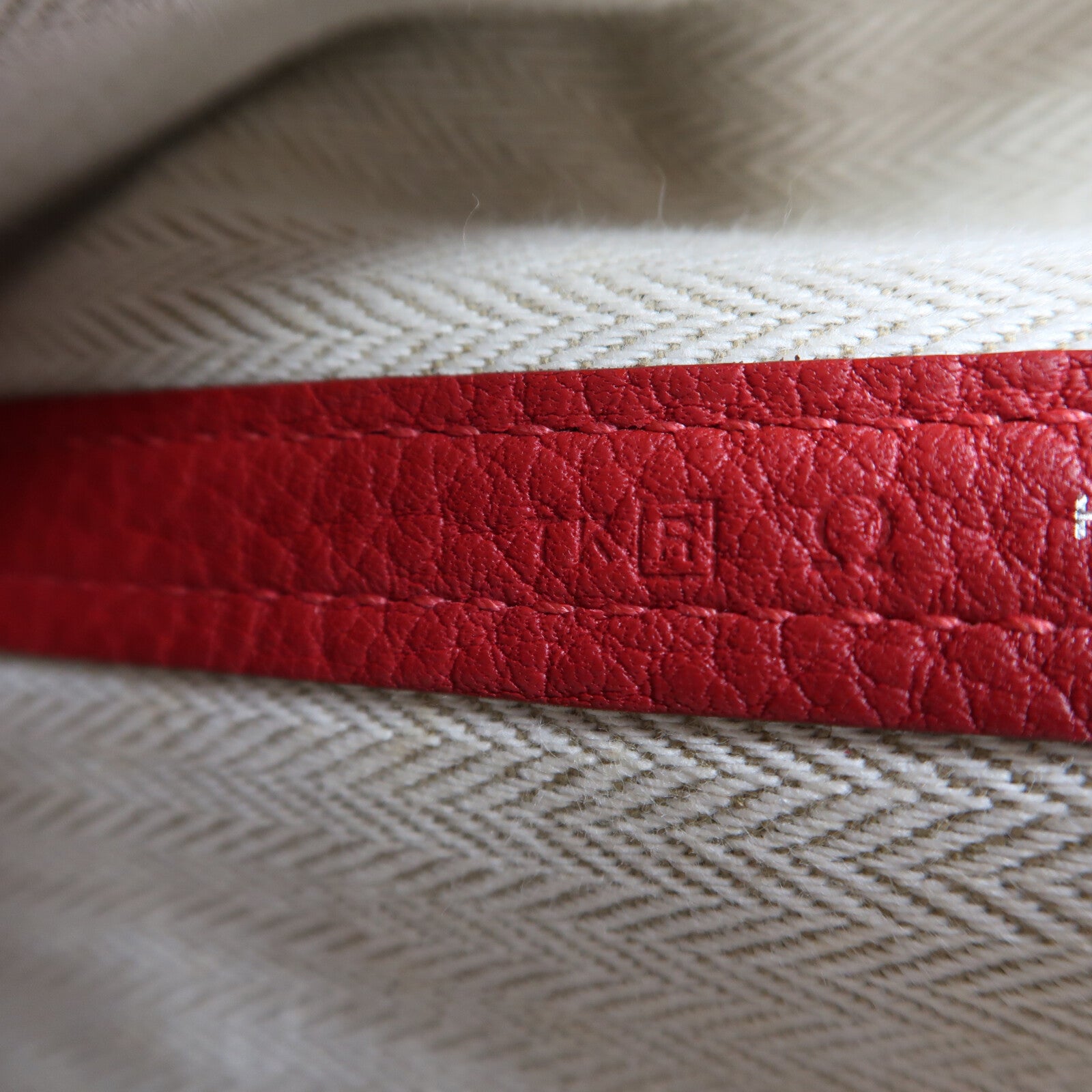 HERMES Negonda皮革Garden Party TPM銀扣手挽袋Bougainvillier