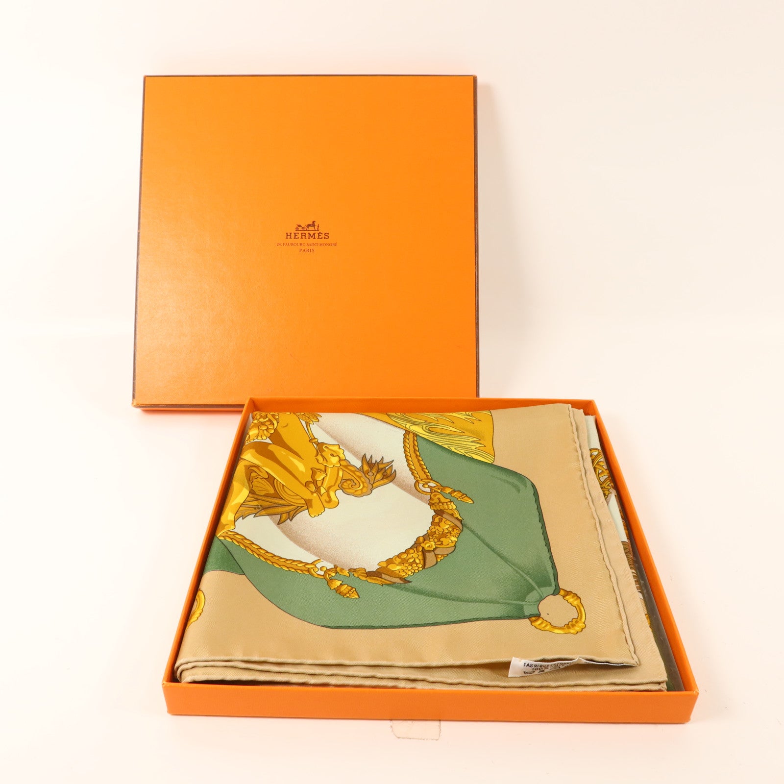 HERMES 絲質Scarf 90x90絲巾