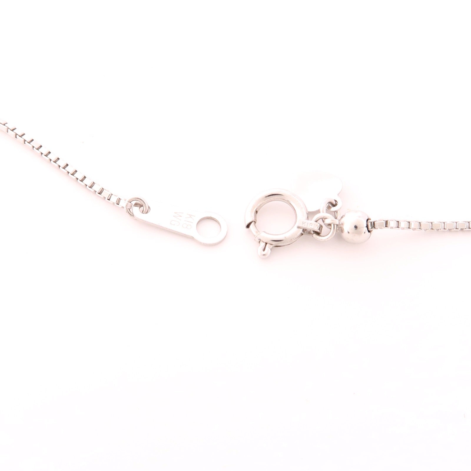 JEWELRY Black Opal/Diamond Necklace 18K White Gold