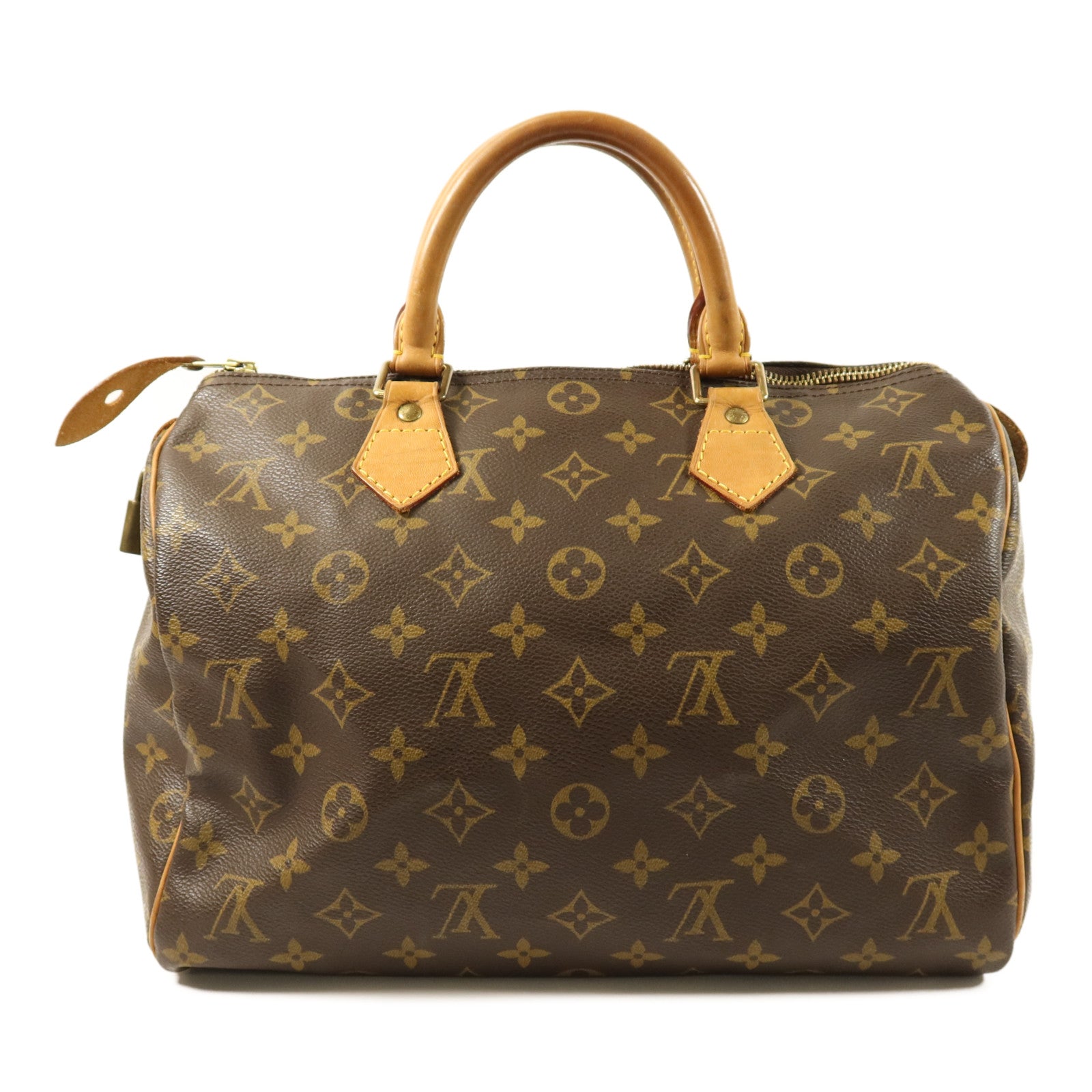 LOUIS VUITTON Monogram Speedy 30金扣手挽袋