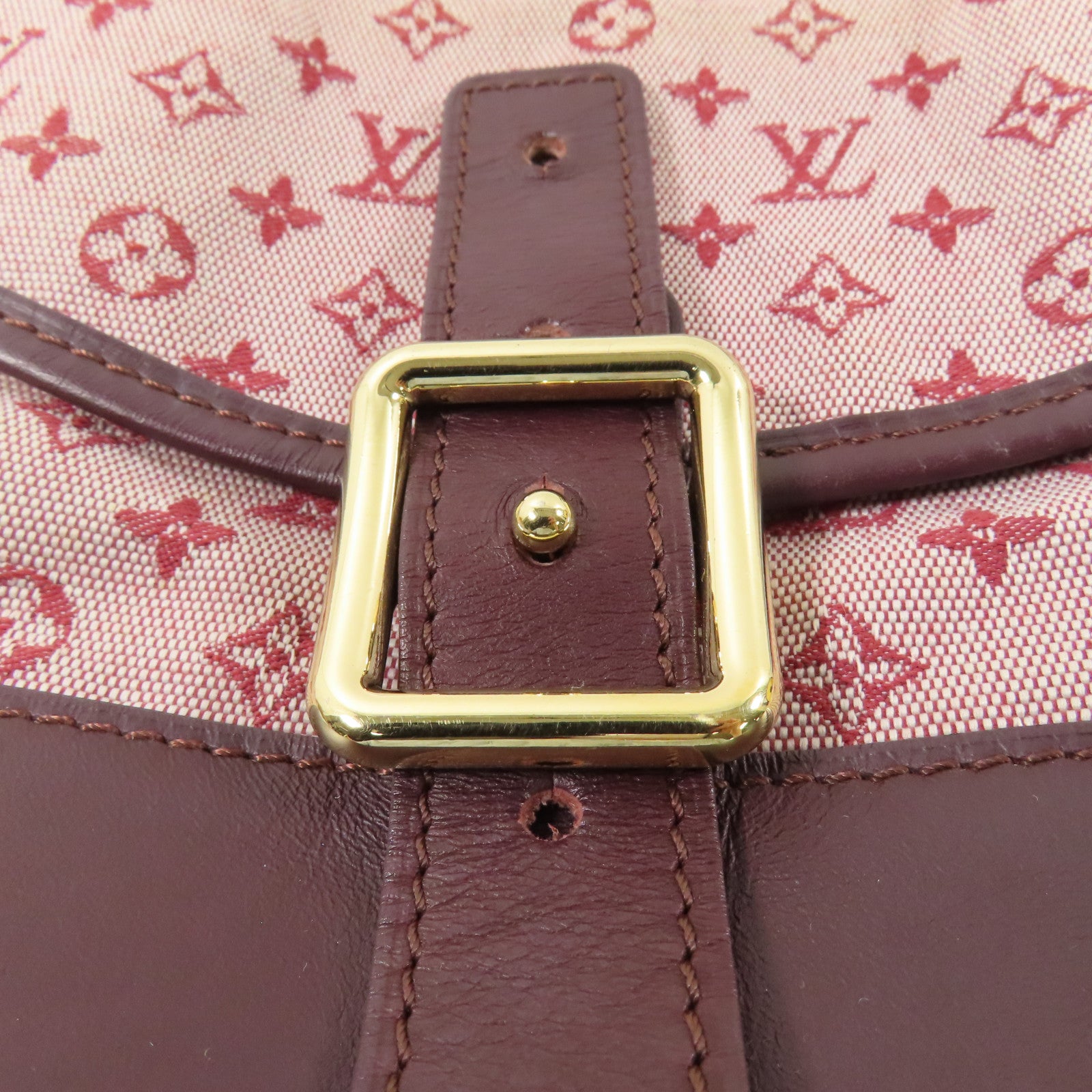 LOUIS VUITTON Monogram Mini Marjorie金扣肩背袋
