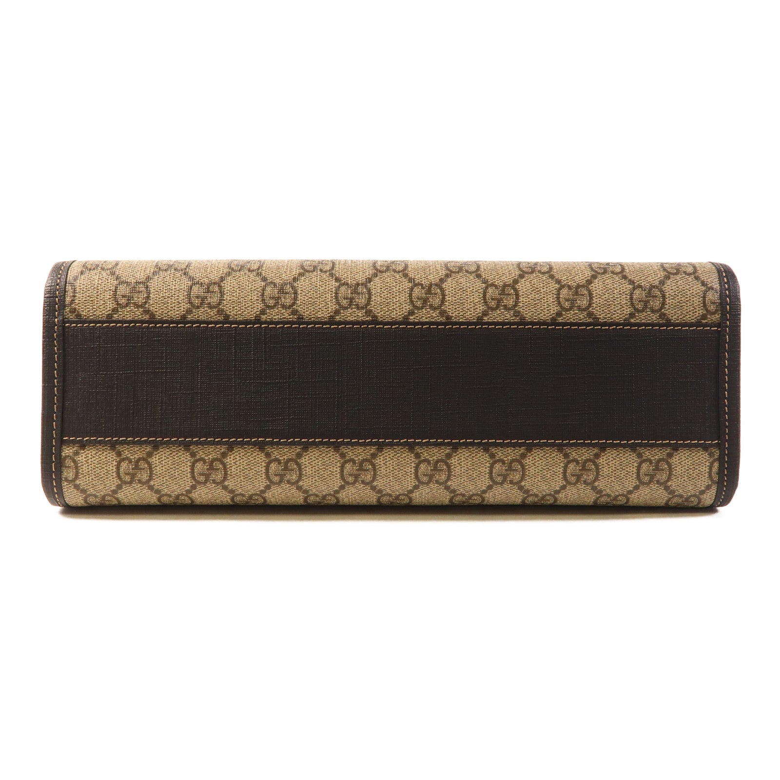 GUCCI 塗層帆布Handbag銀扣手挽袋