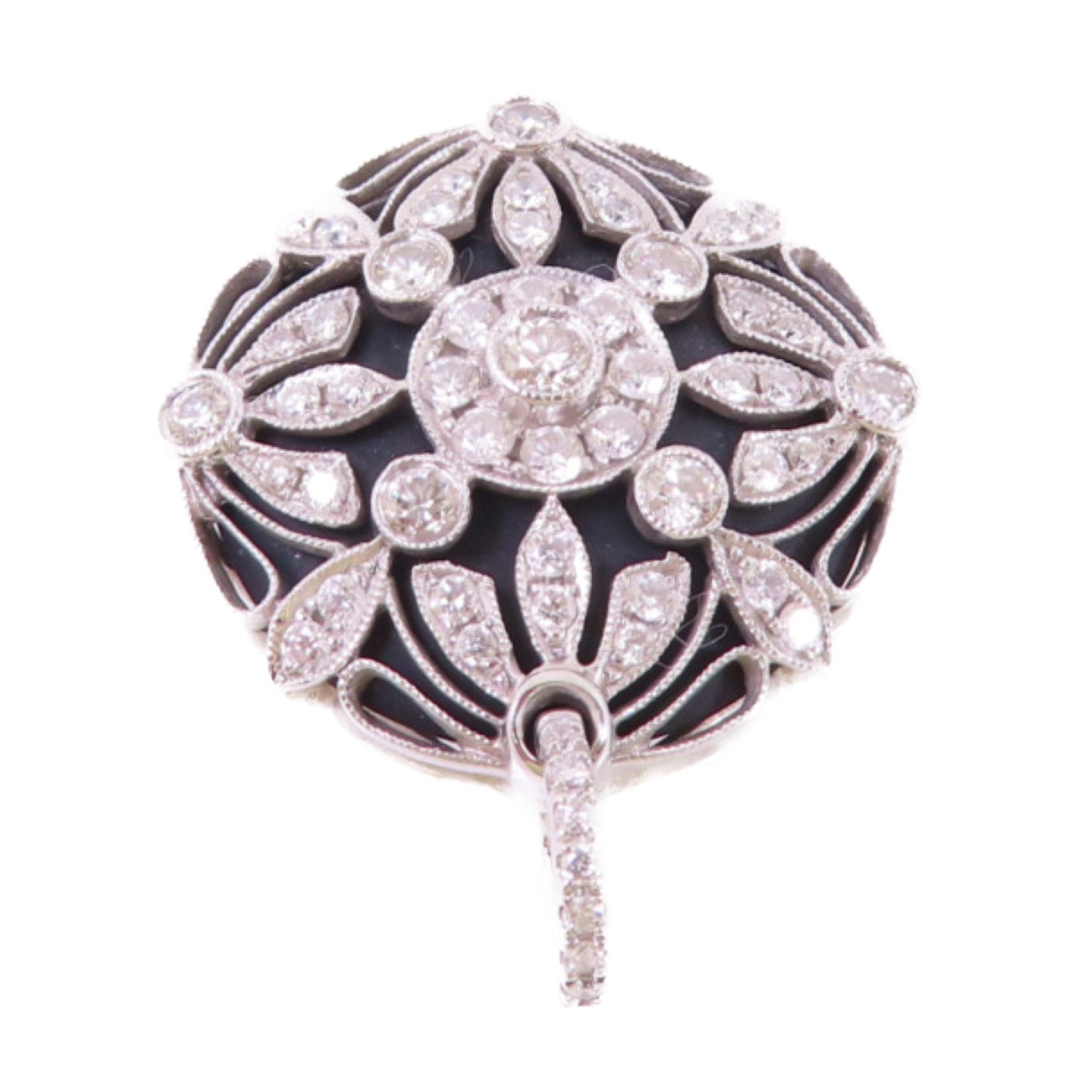 JEWELRY 14K白金/鑽石Diamond Pendant Top吊墜頭扣