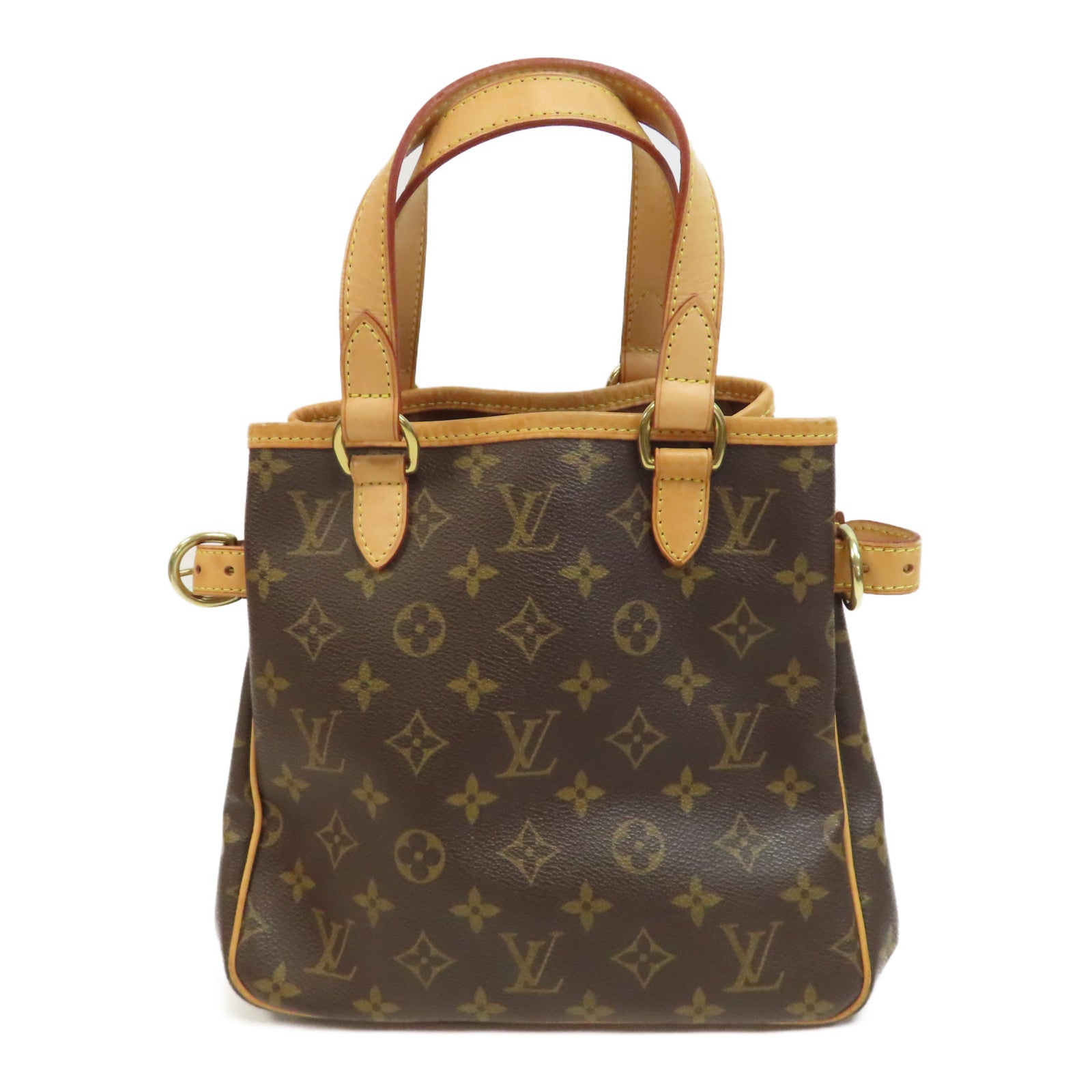 LOUIS VUITTON 【激減優惠】Monogram Batignolles金扣手挽袋啡色