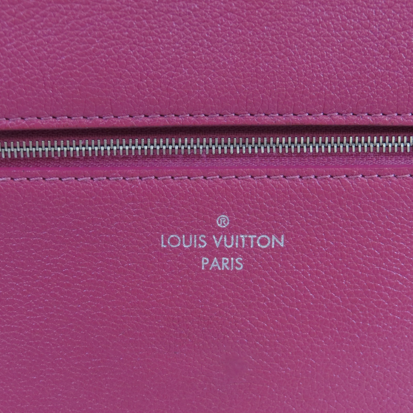 LOUIS VUITTON 牛皮普格My Lockme 2Way Shoulder Bag銀扣手挽肩背兩用袋