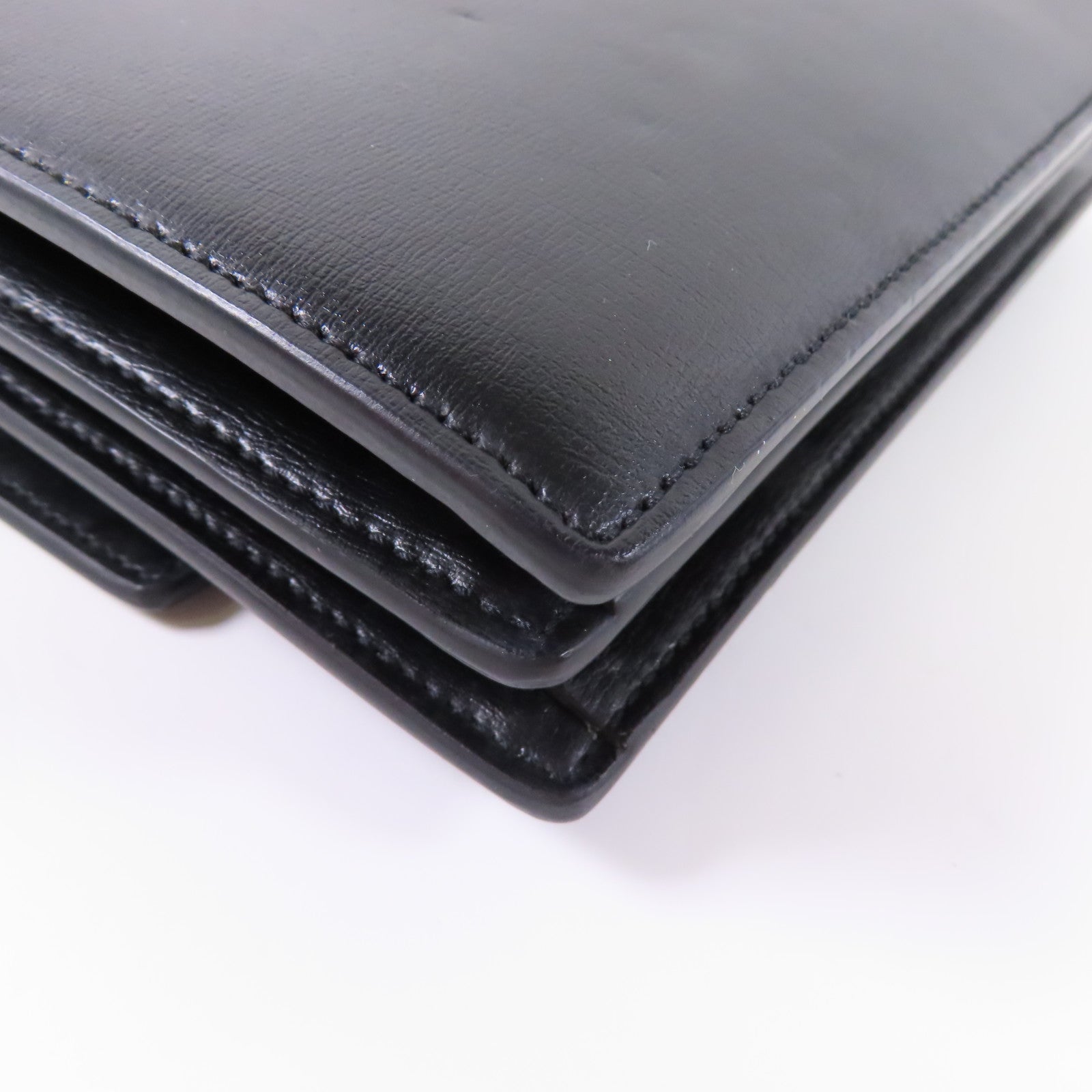 SAINT LAURENT 牛皮皮革Shoulder Bag金扣鏈帶肩背袋