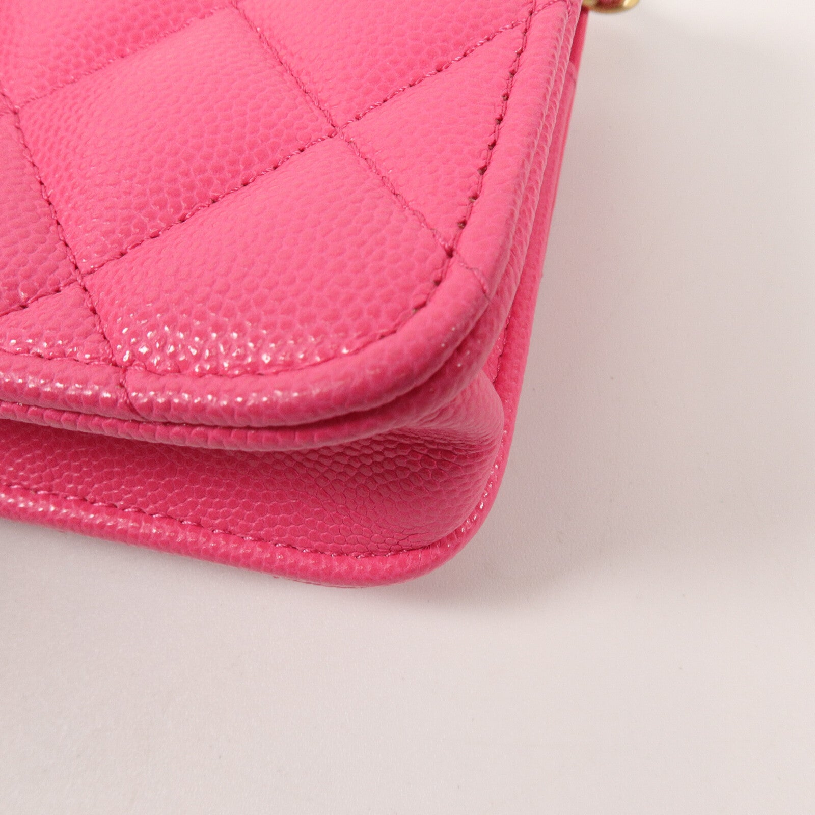 CHANEL 牛皮皮革Chain Shoulder鏈帶肩背袋