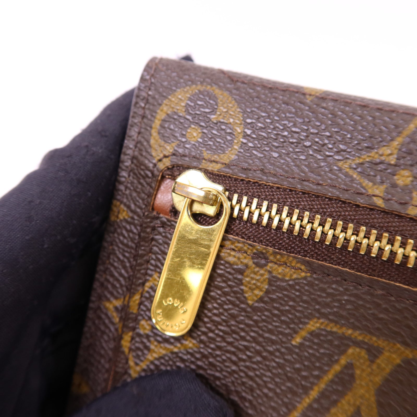 LOUIS VUITTON Monogram Portefeuille Eugenie金扣長錢包
