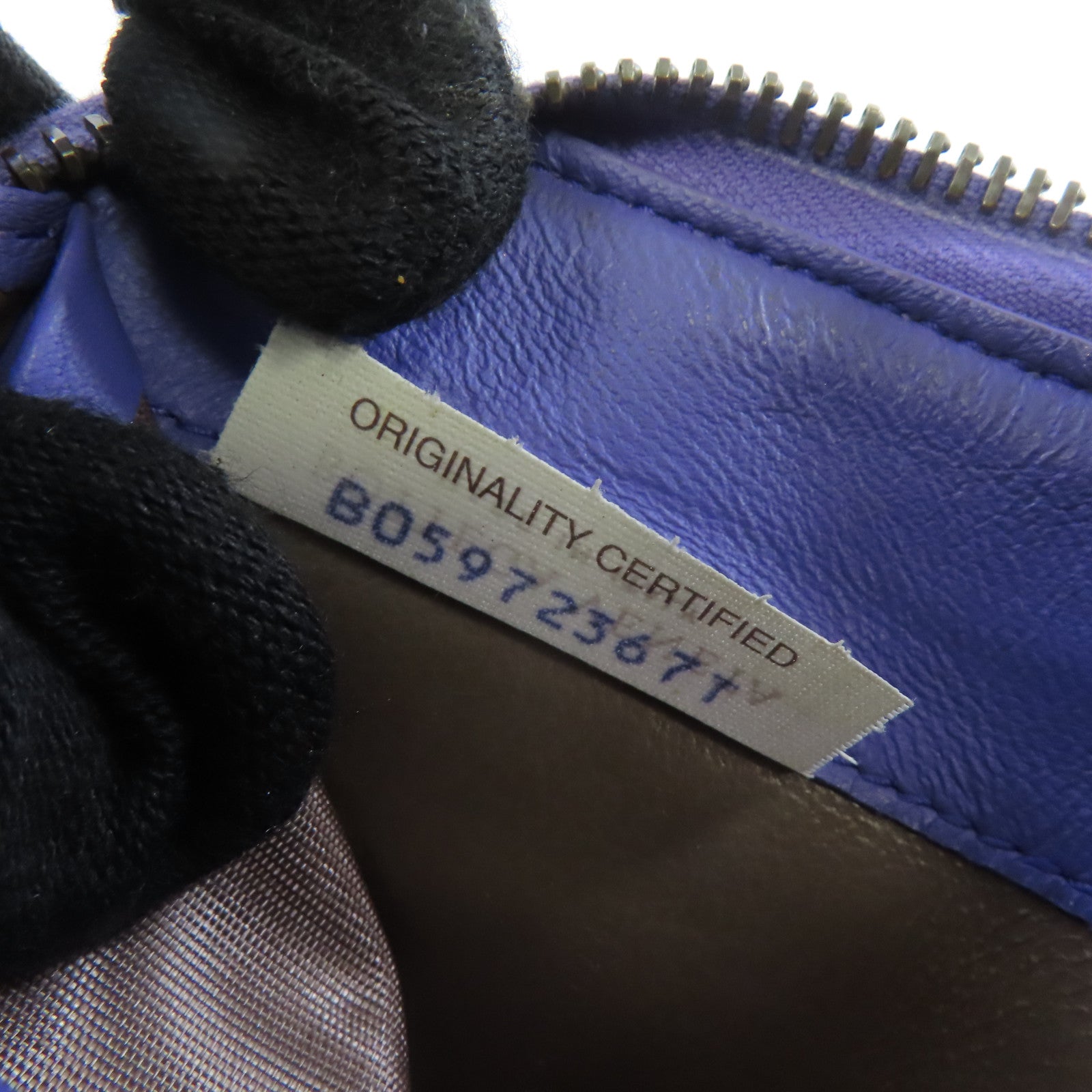 BOTTEGA VENETA 【激減優惠】織紋皮革Zipper Long Wallet拉鏈長錢包紫色