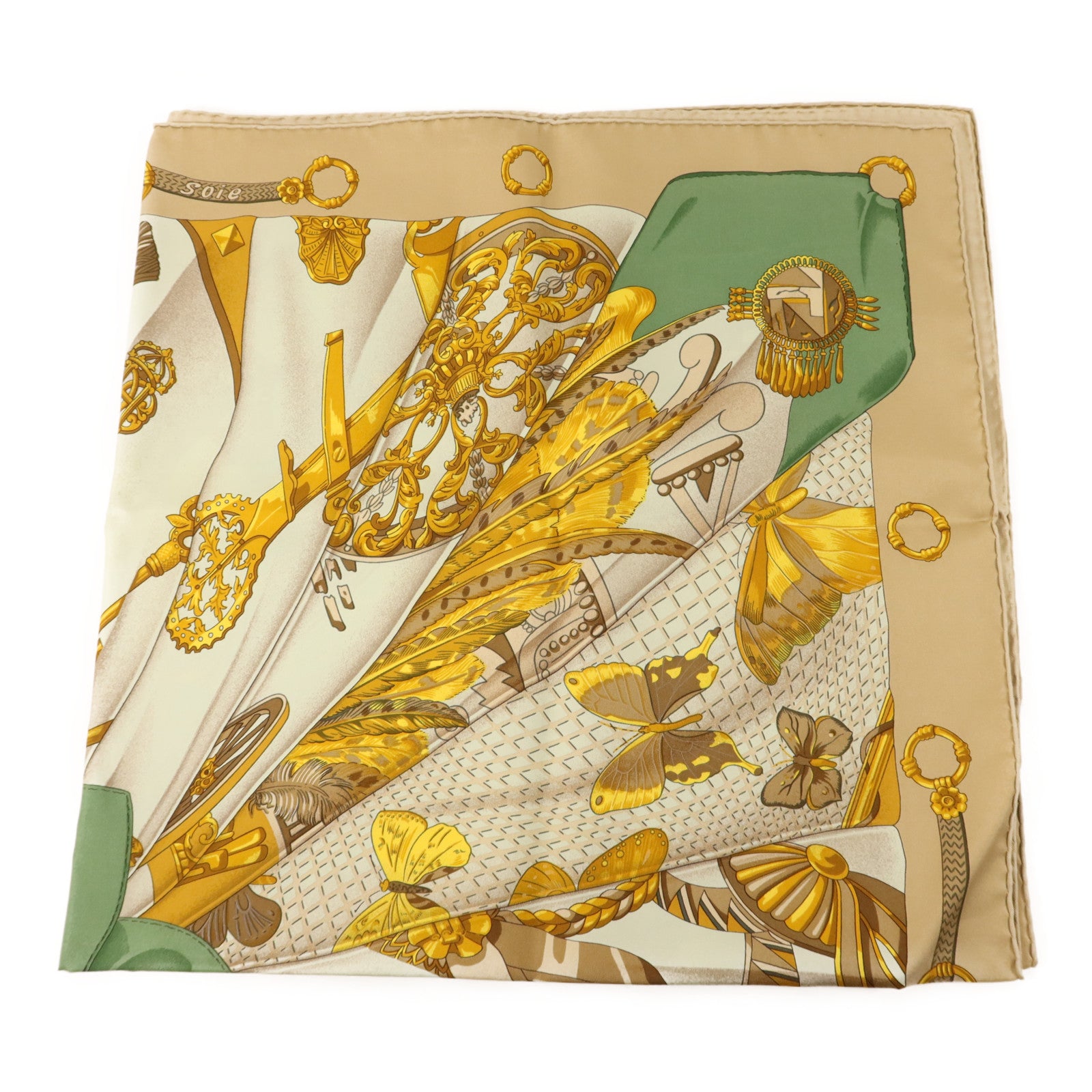 HERMES 絲質Scarf 90x90絲巾