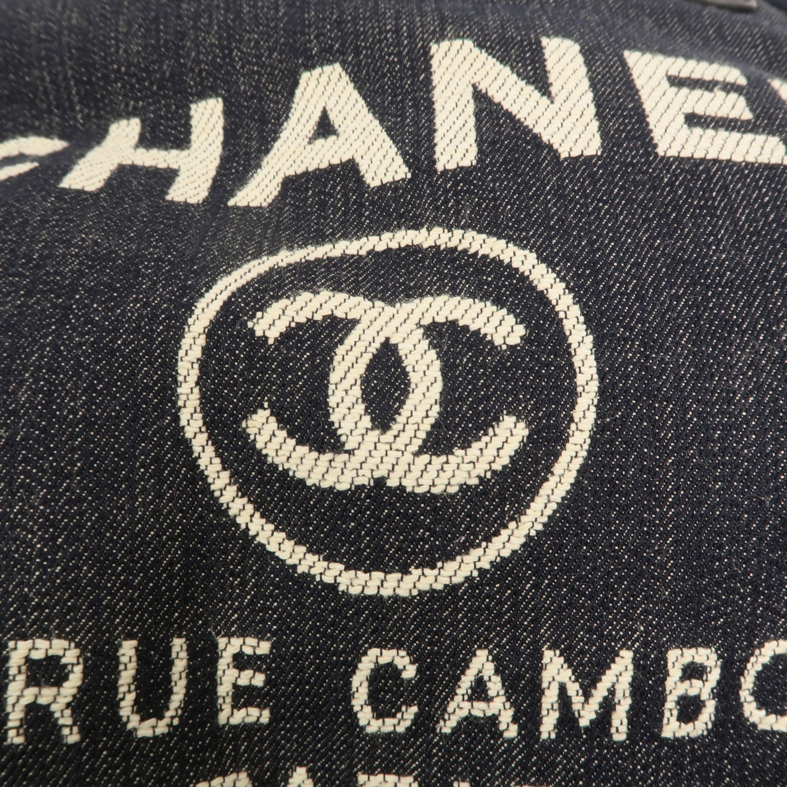 CHANEL 帆布Deauville Tote Bag手挽肩背兩用袋