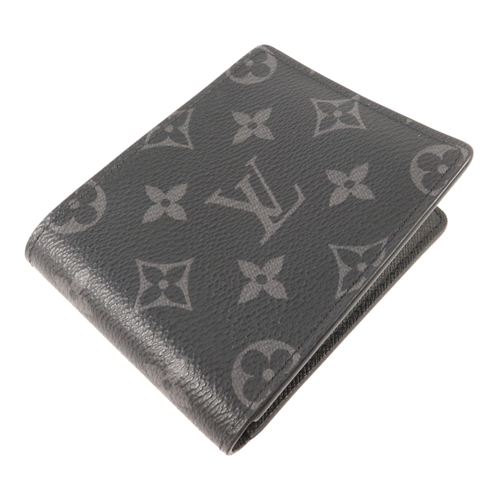 LOUIS VUITTON Monogram Eclipse Multiple錢包