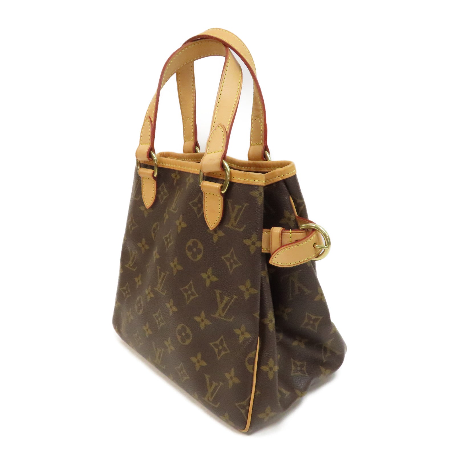 LOUIS VUITTON 【激減優惠】Monogram Batignolles金扣手挽袋啡色