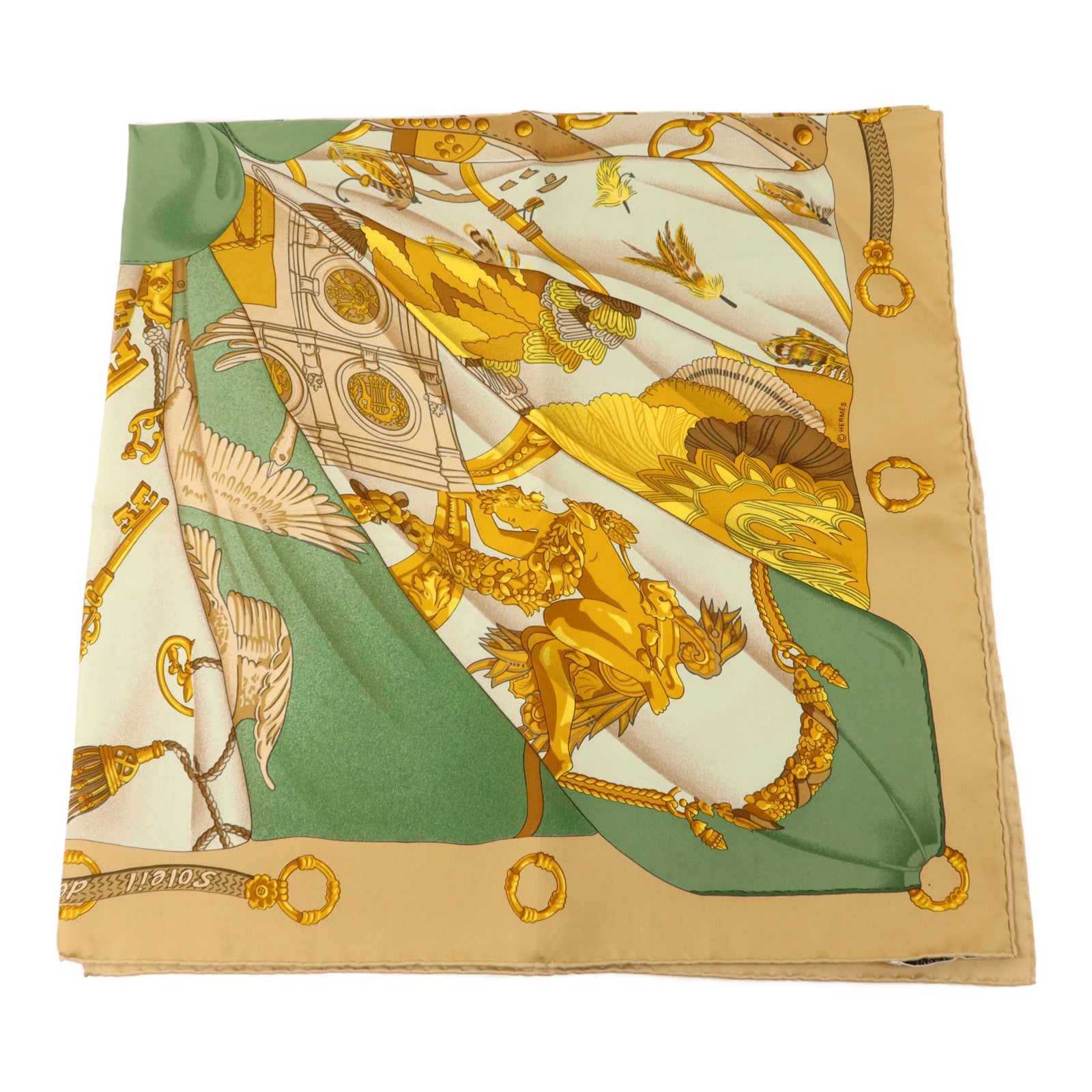 HERMES 絲質Scarf 90x90絲巾