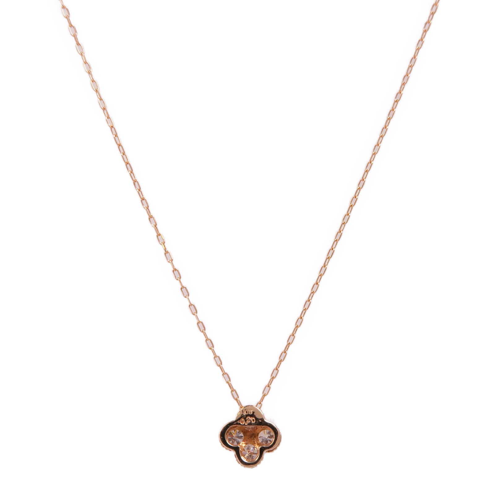 JEWELRY 18K玫瑰金Diamond Necklace鑽石項鍊