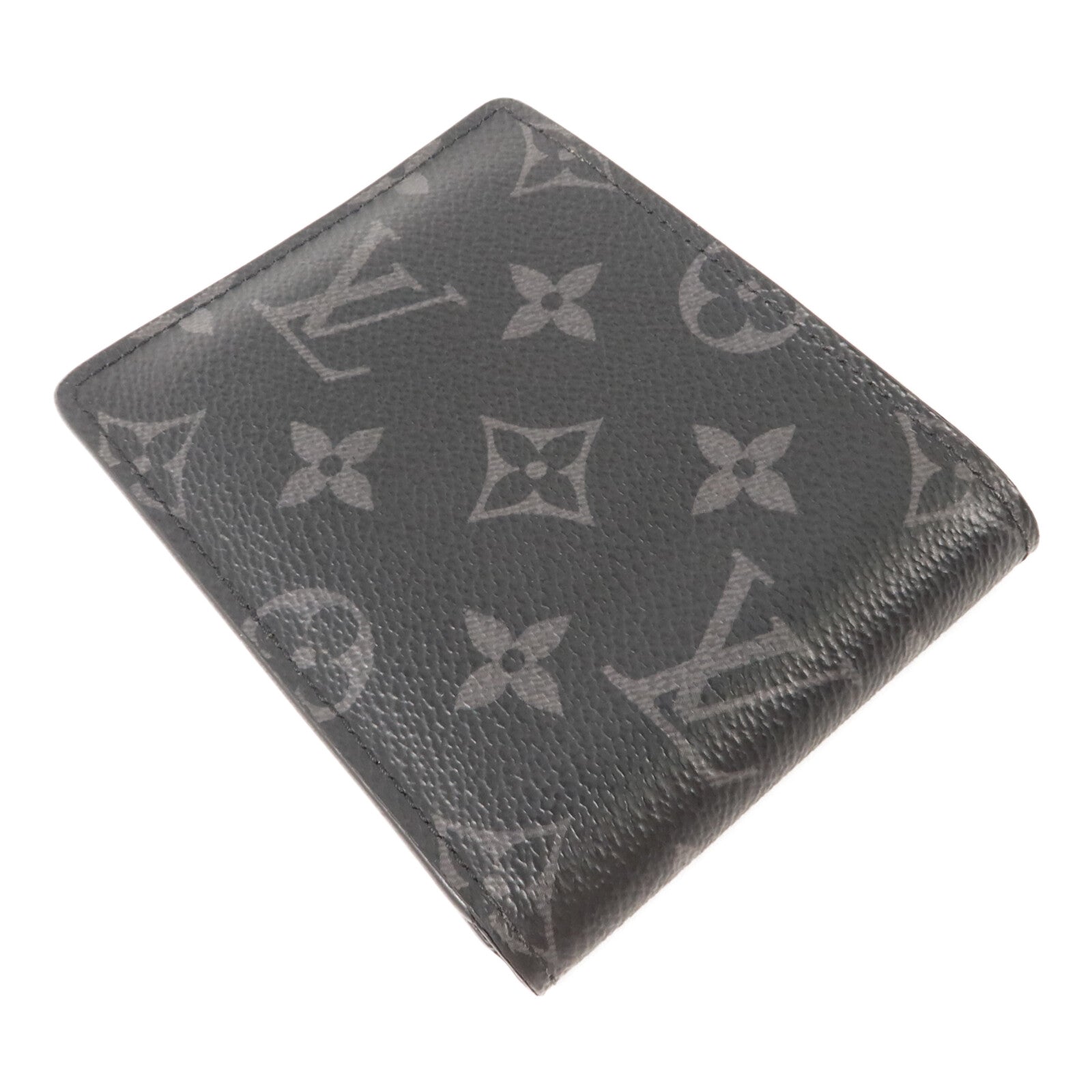 LOUIS VUITTON Monogram Eclipse Multiple錢包