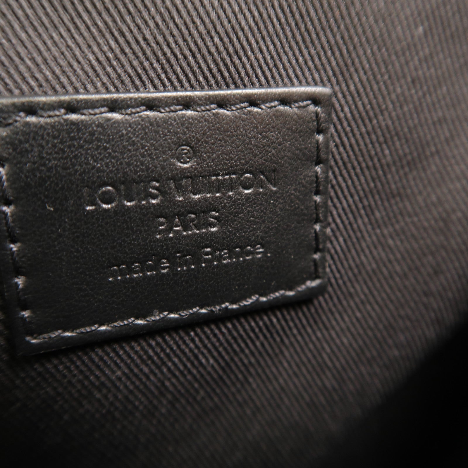 LOUIS VUITTON Monogram Eclipse Nano Steamer手挽肩背兩用袋