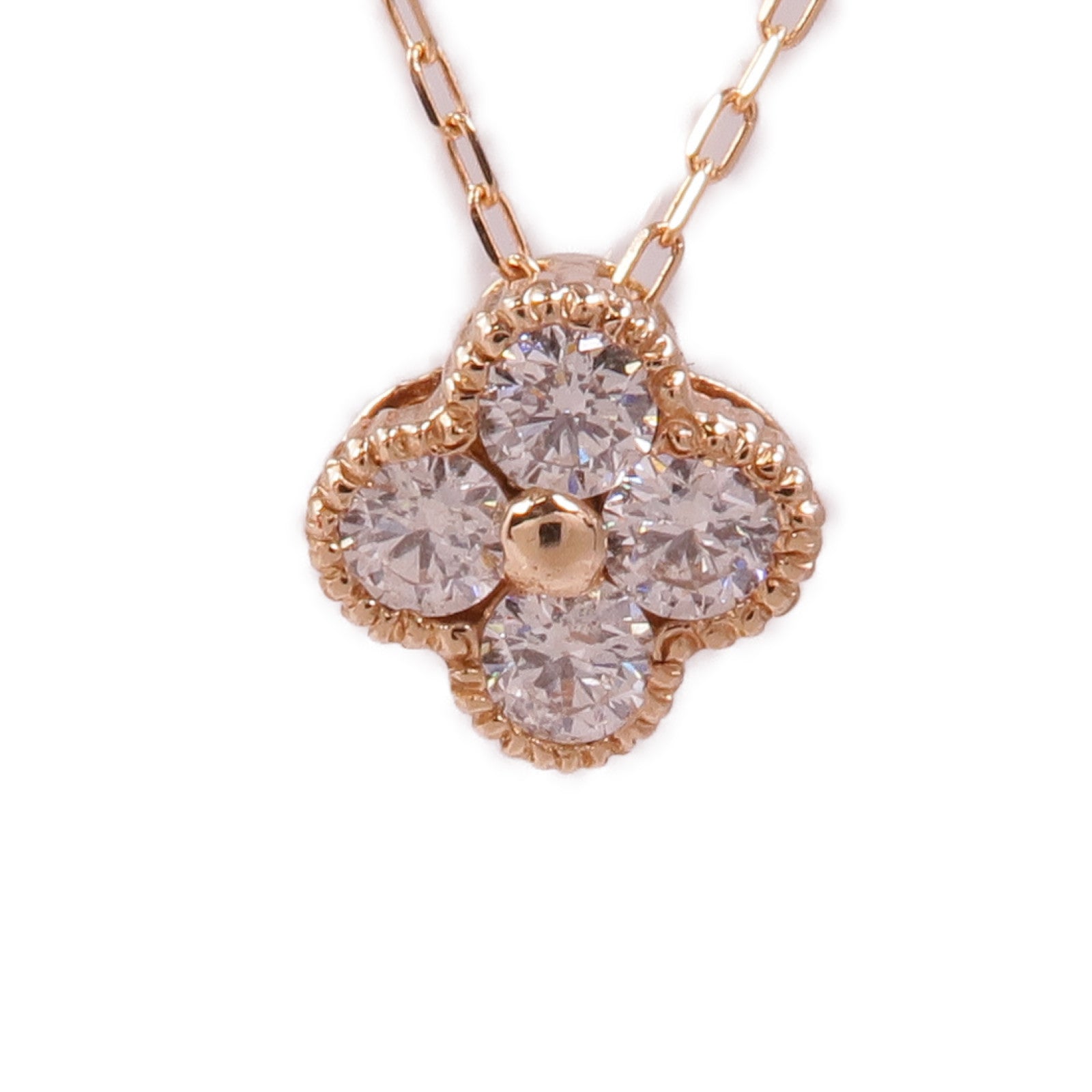 JEWELRY 18K玫瑰金Diamond Necklace鑽石項鍊