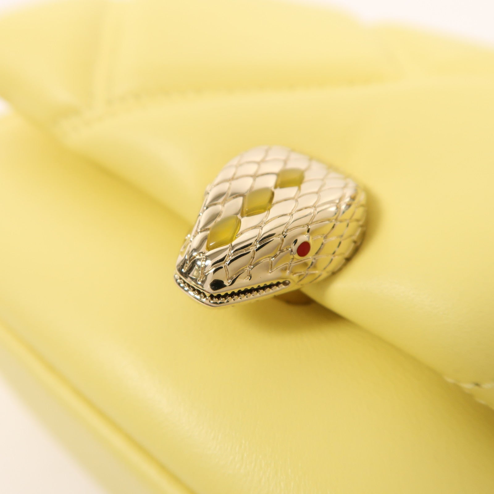 BVLGARI 牛皮皮革2 Way Shoulder金扣手挽肩背兩用袋