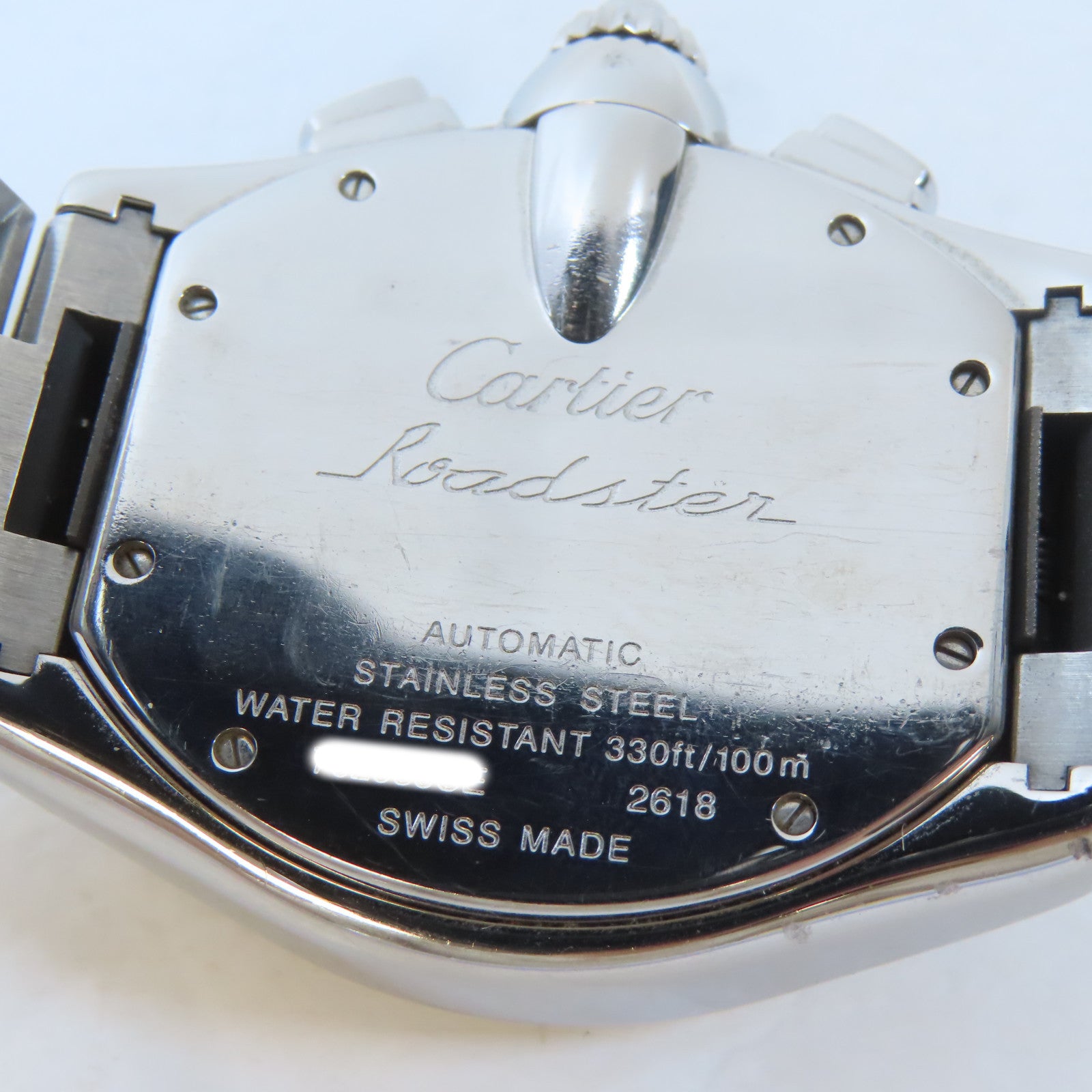 CARTIER Roaster不鏽鋼手錶自動機芯銀色