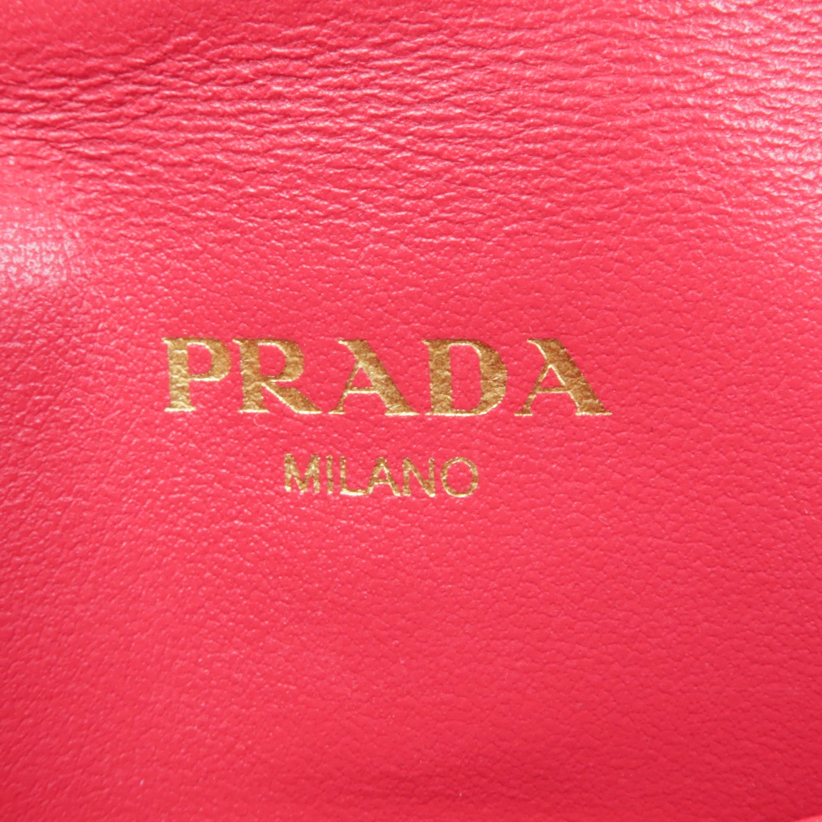 PRADA 牛皮皮革Long Wallet金扣長錢包